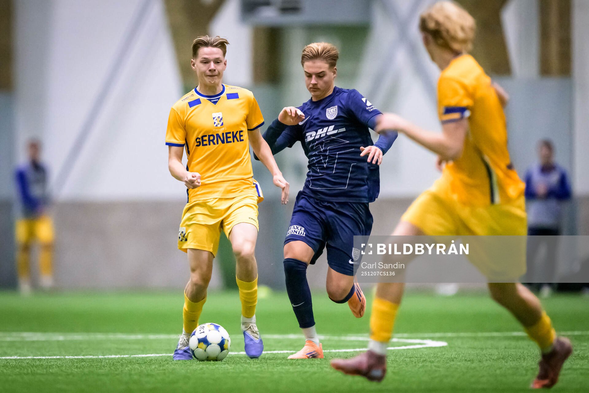 IFK Göteborgs Malte Hallingsjö och Nordsjällands Leonel