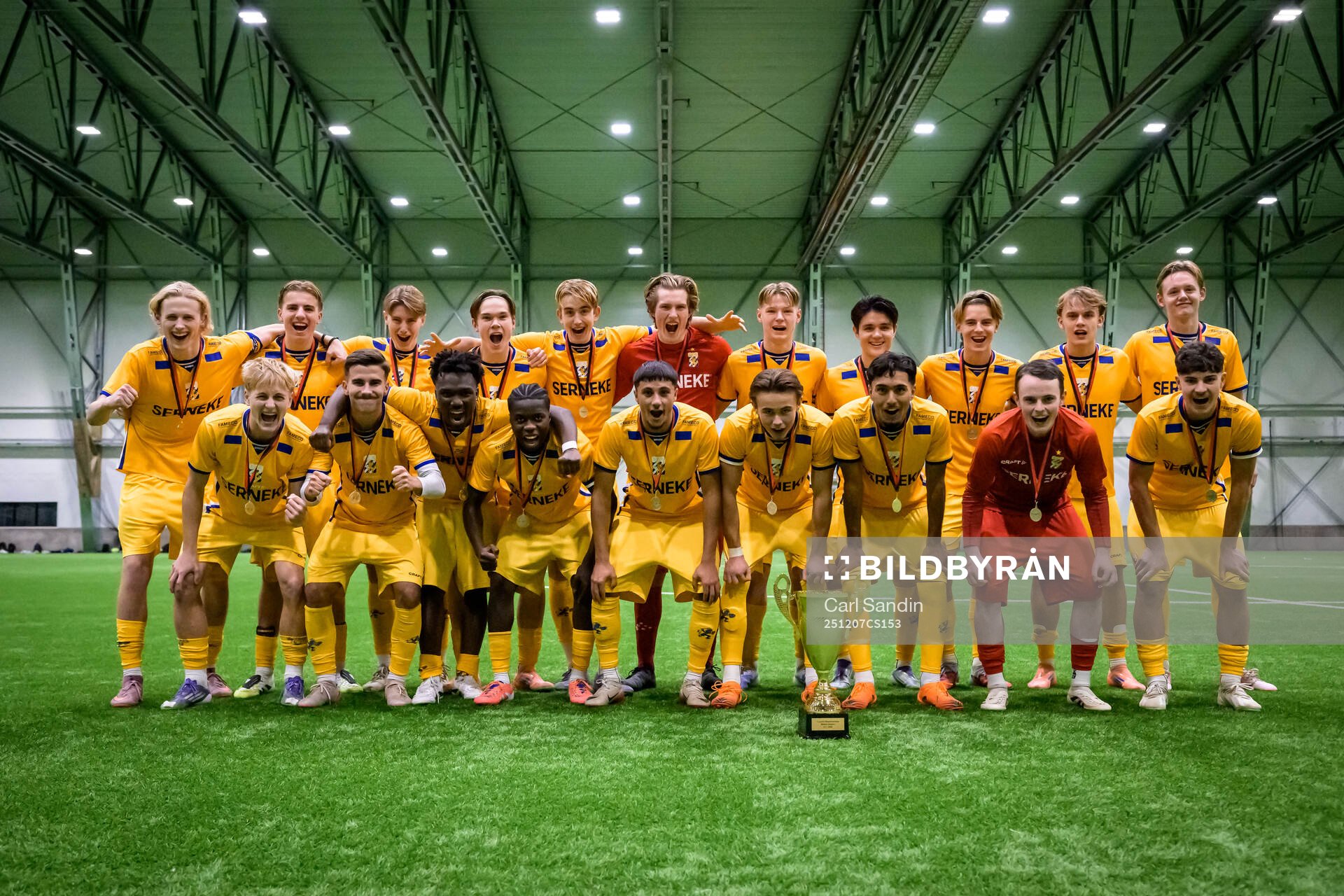 IFK Göteborgs spelare jublar