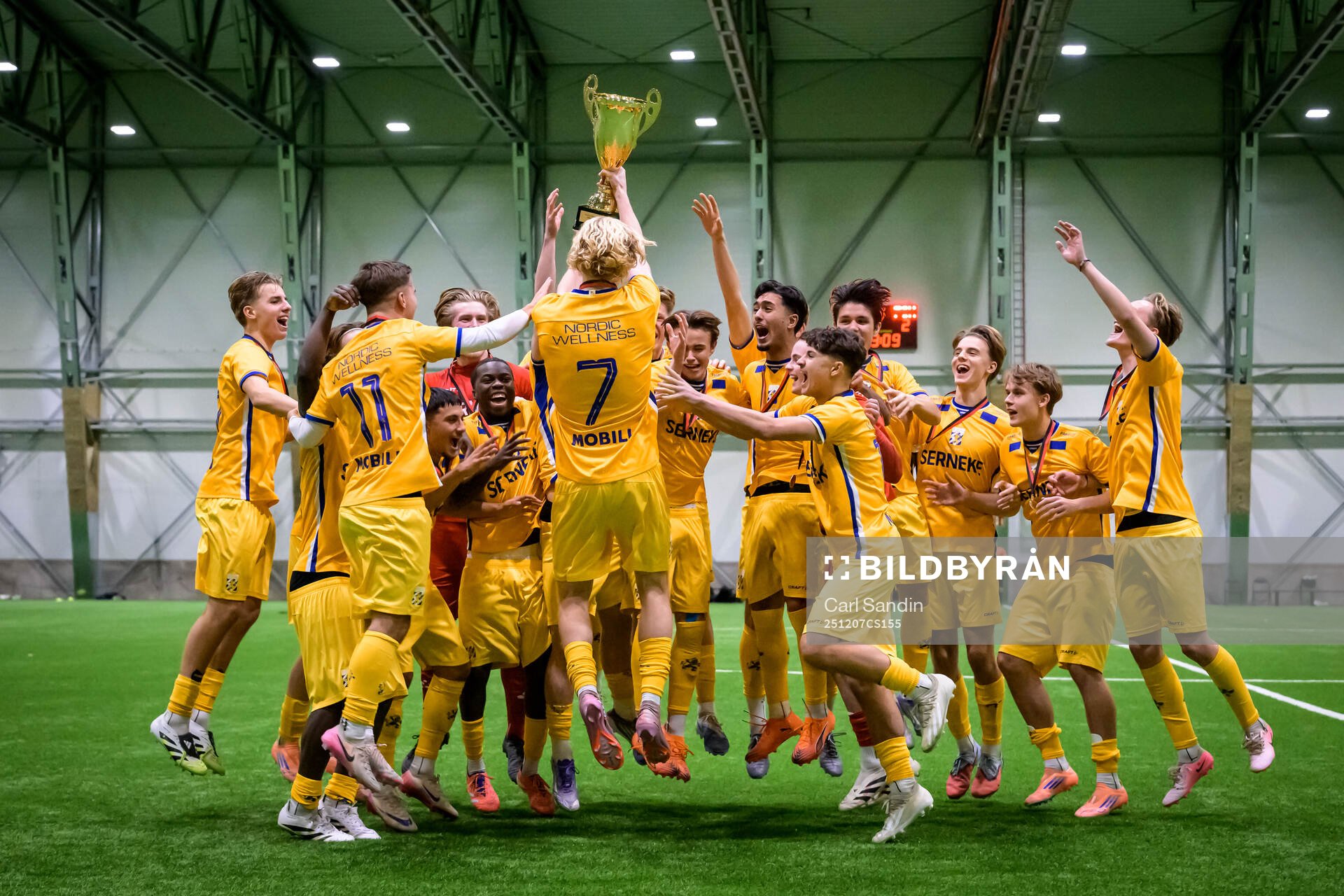 IFK Göteborgs spelare jublar