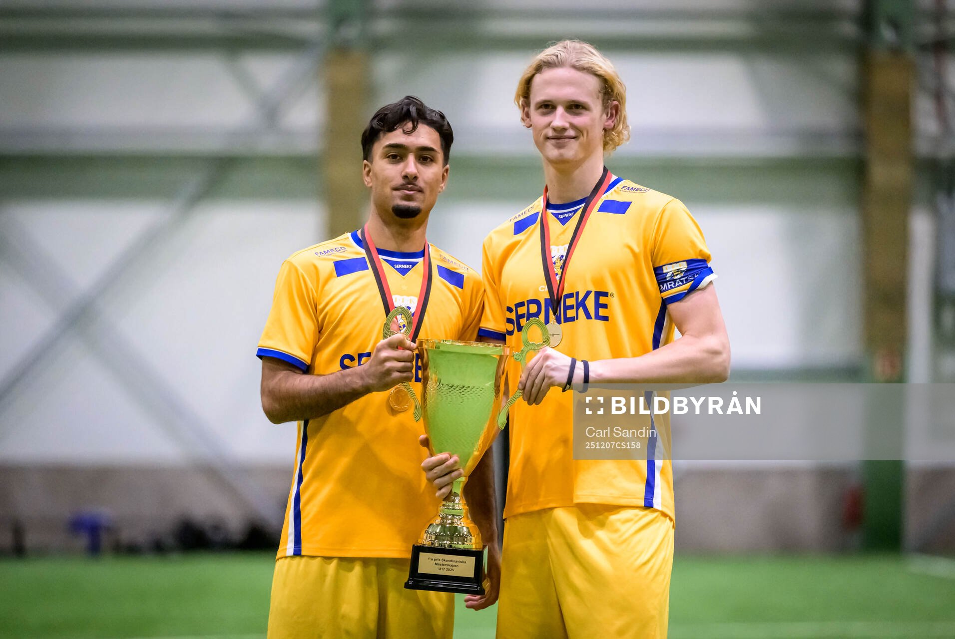 IFK Göteborgs Haydar Sultan och Axel Sjöström Falk jublar