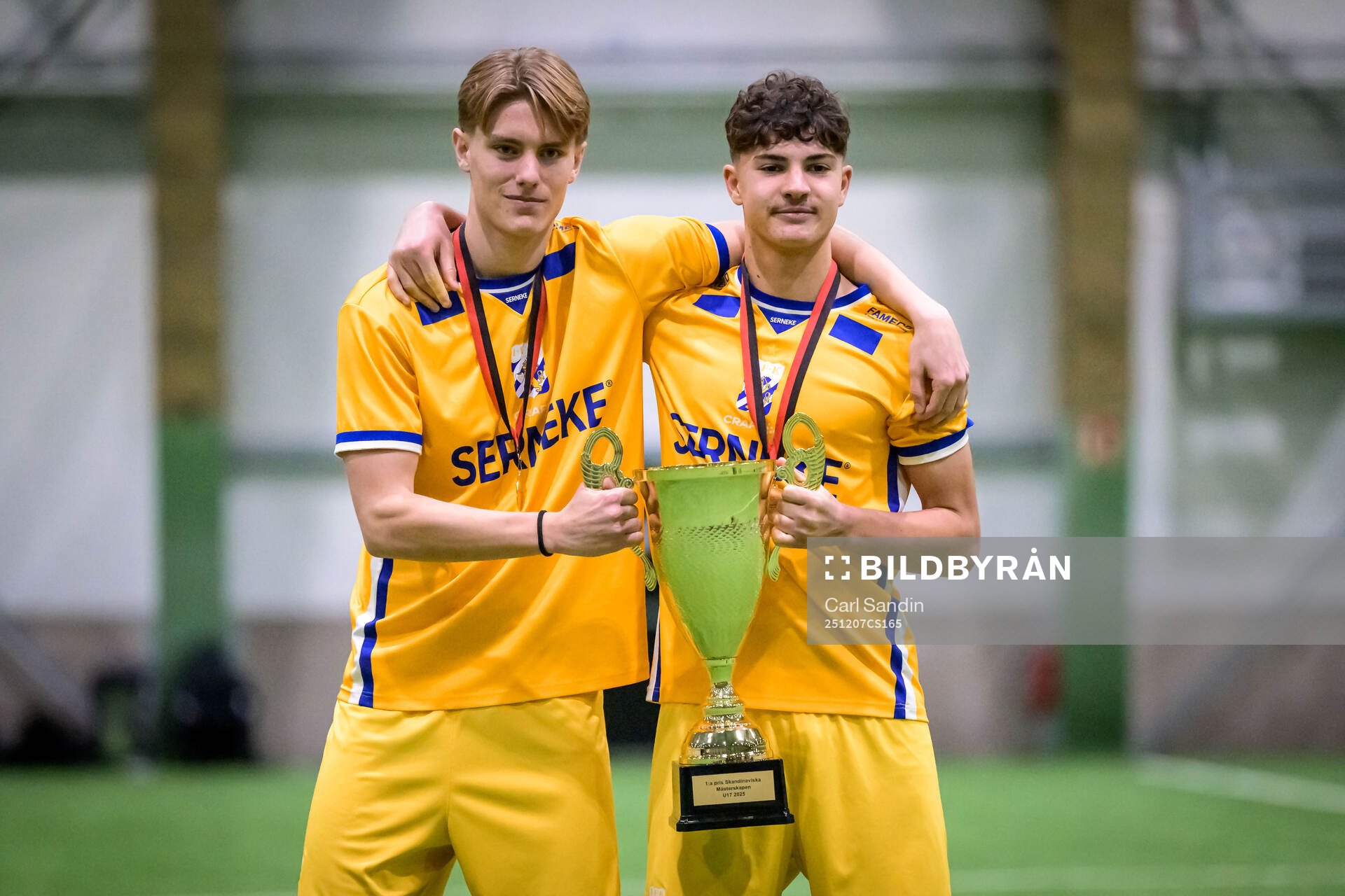 IFK Göteborgs Liam Carlsson och Daniel Rizk jublar