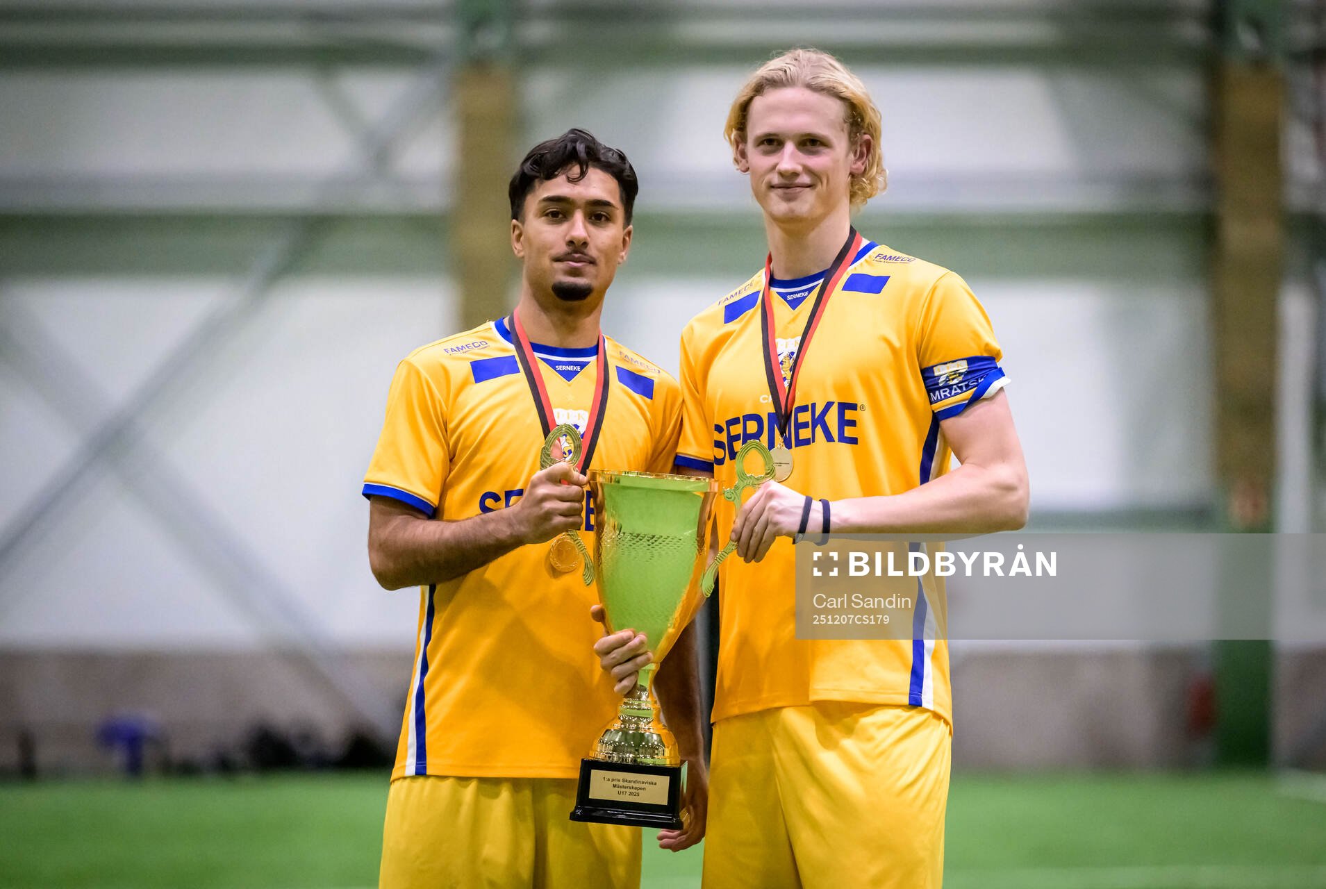 IFK Göteborgs Haydar Sultan och Axel Sjöström Falk jublar