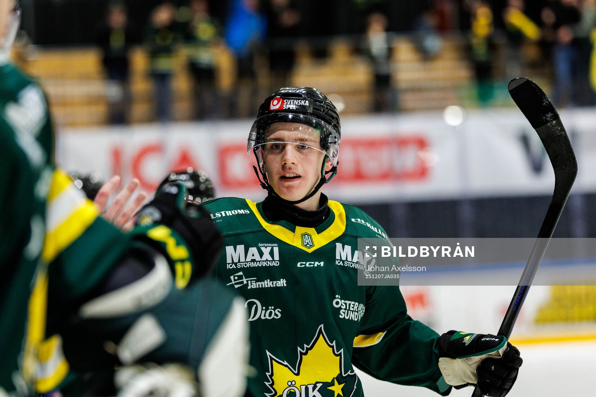 Östersunds Leo Sundqvist jublar