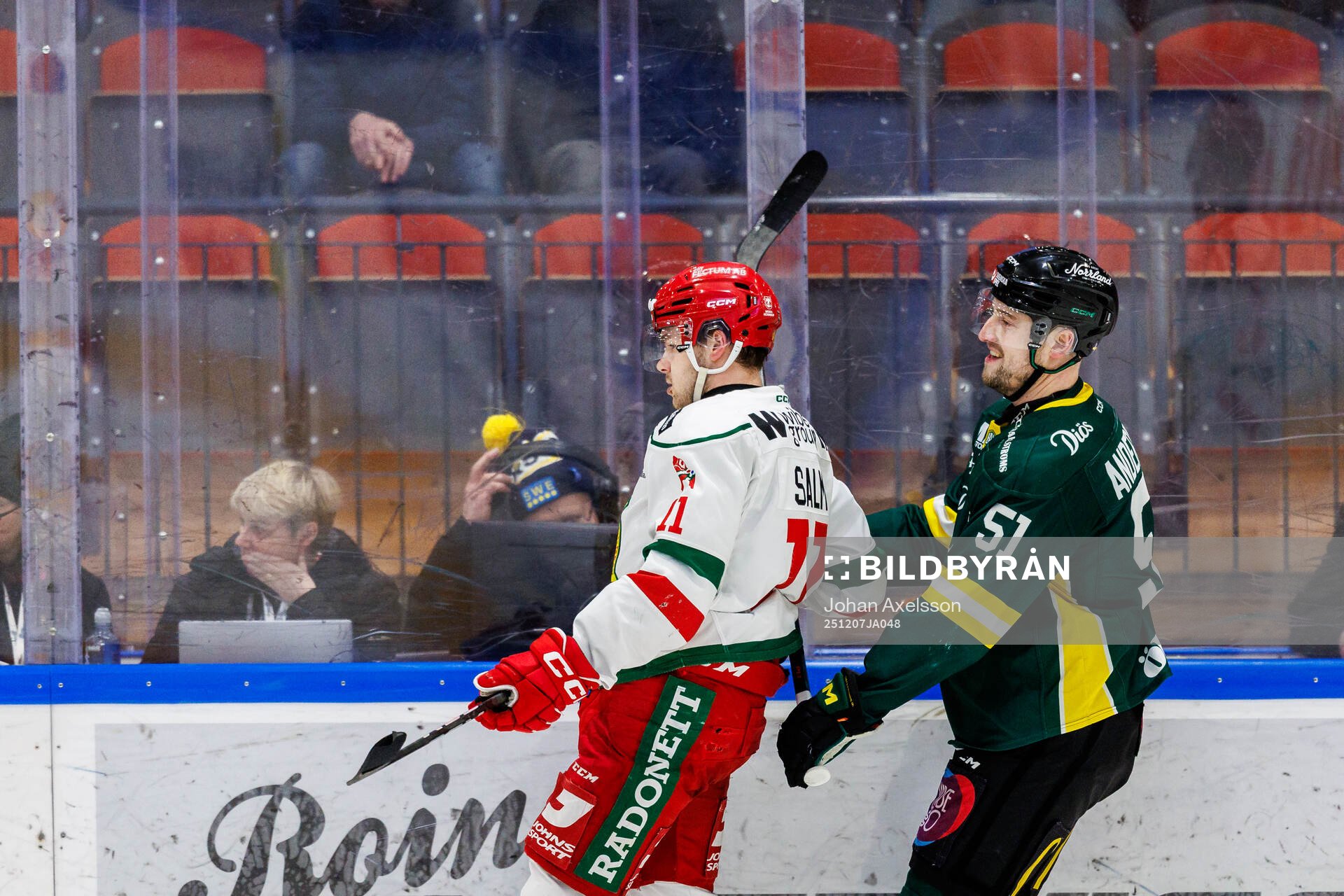 Moras Gustav Salmi-Lilja reagerer på Östersunds Alexander