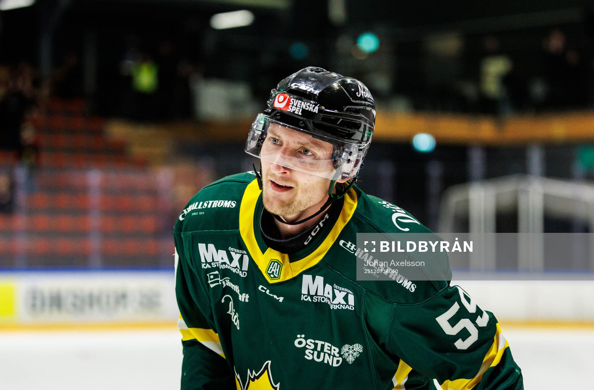 Östersunds Anton Klint jublar