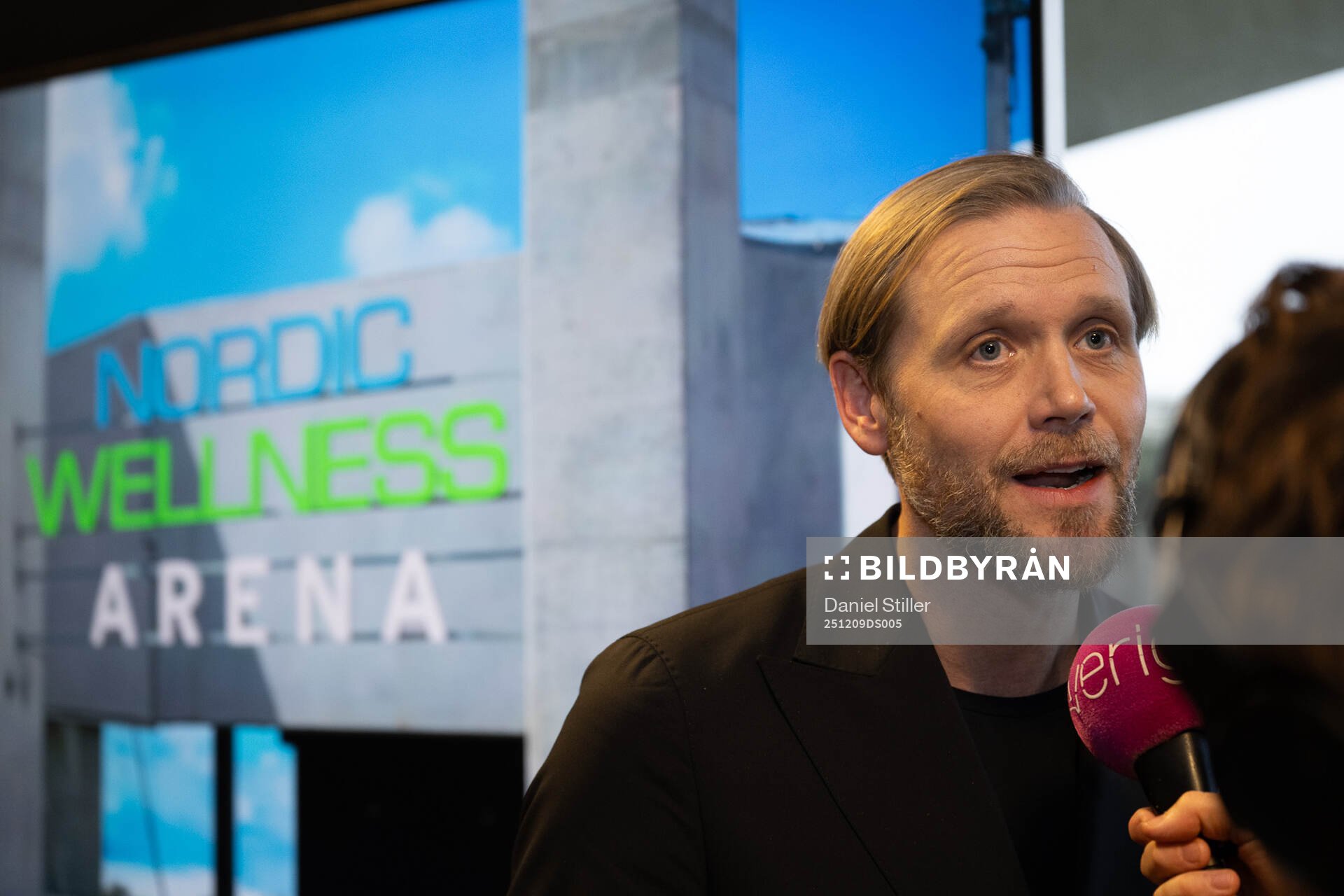 Häckens klubbchef Marcus Jodin presenterar nytt arenanamn