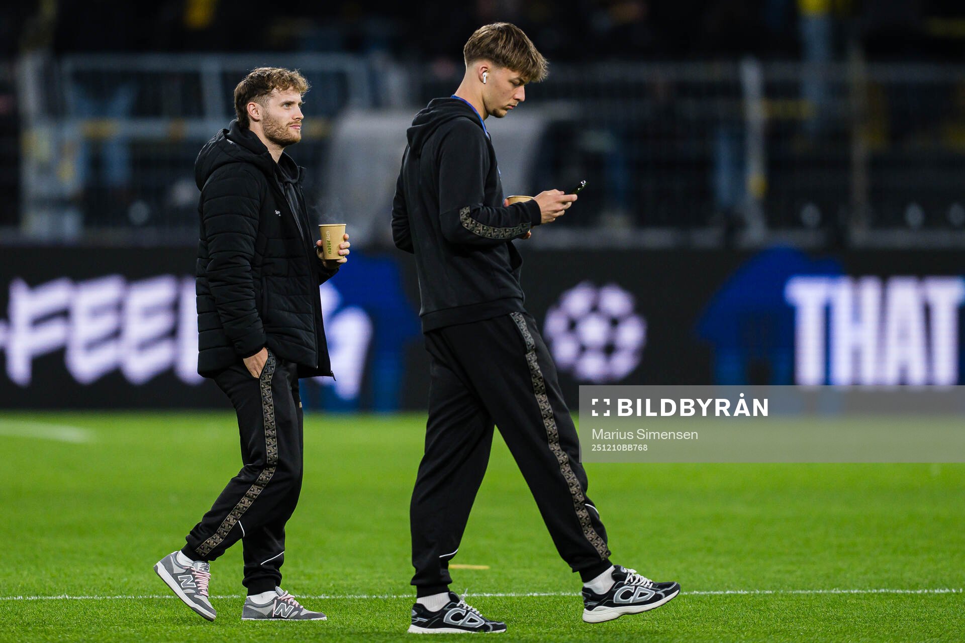 Ole Didrik Blomberg of Bodø/Glimt arrives