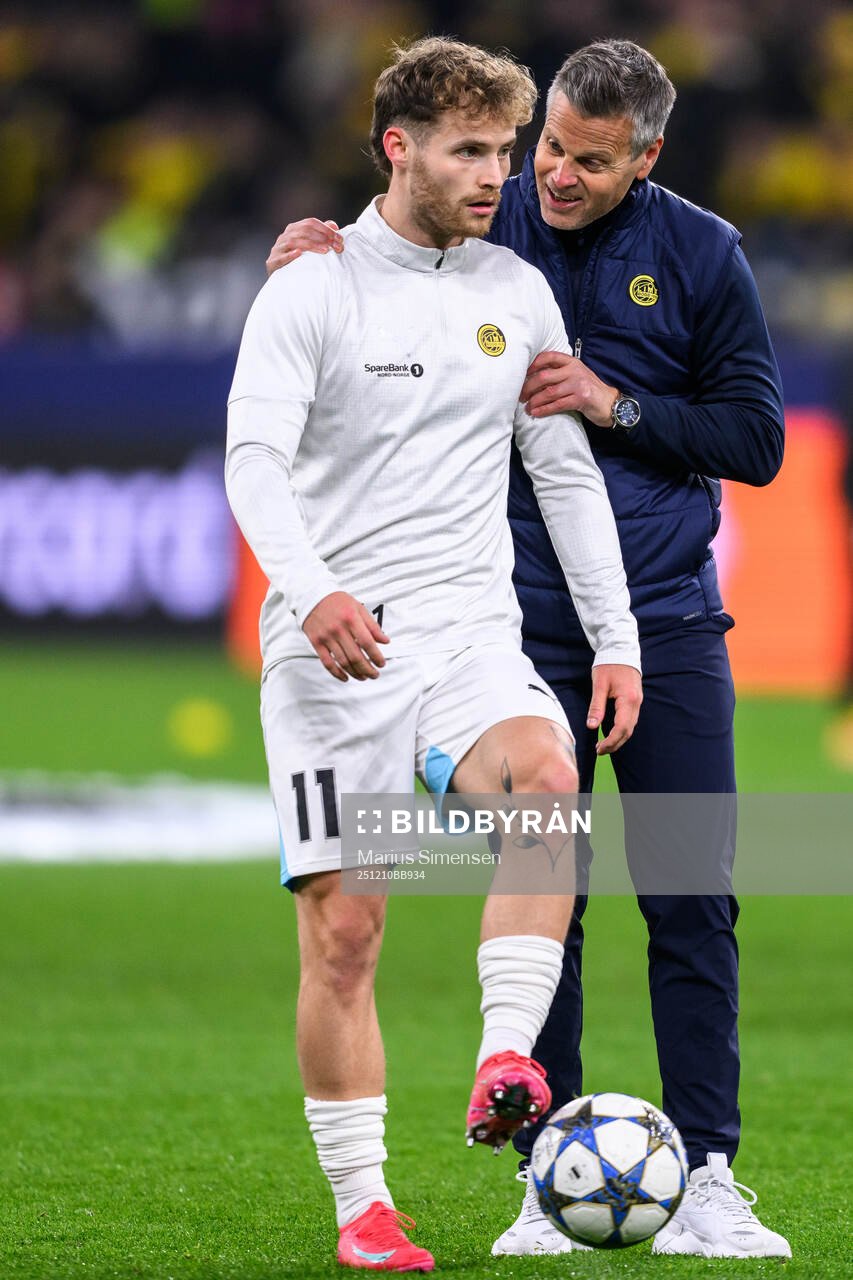 Ole Didrik Blomberg and Head coach Kjetil Knutsen of