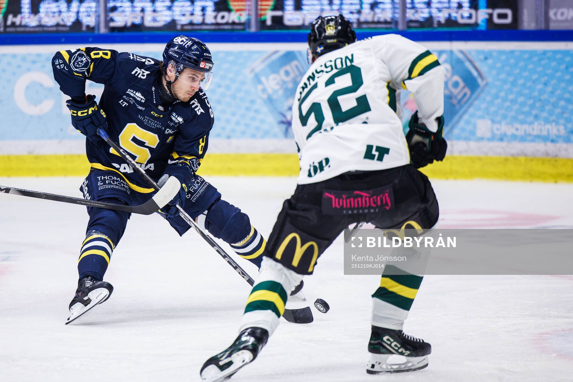 Södertäljes William Wiå och Östersunds Fredric Jansson