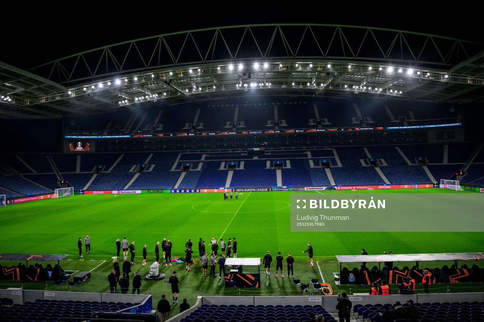 General view a training session with Malmö FF