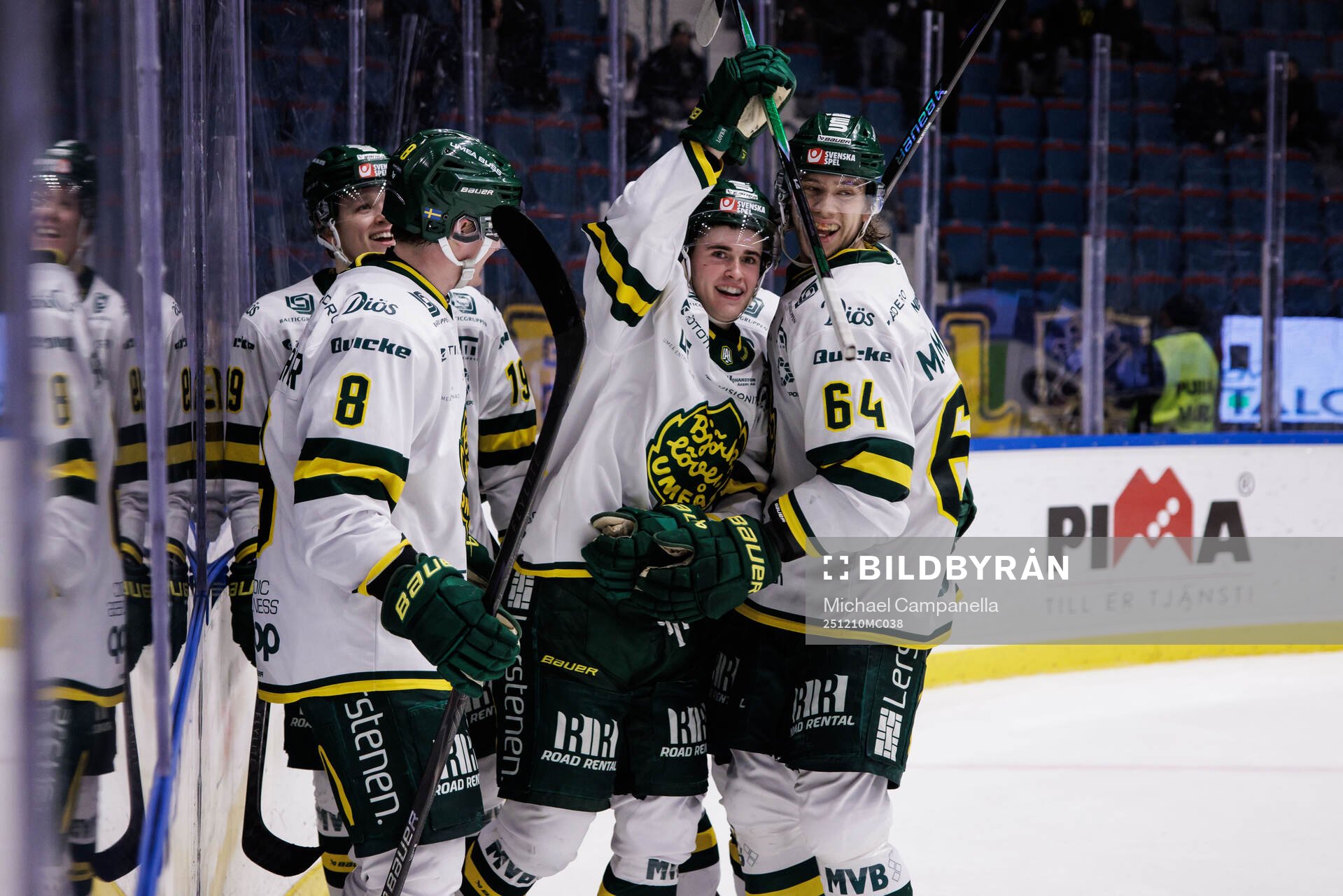 Björklövens Lucas Nordsäter, Oliwer Sjöström och Anton