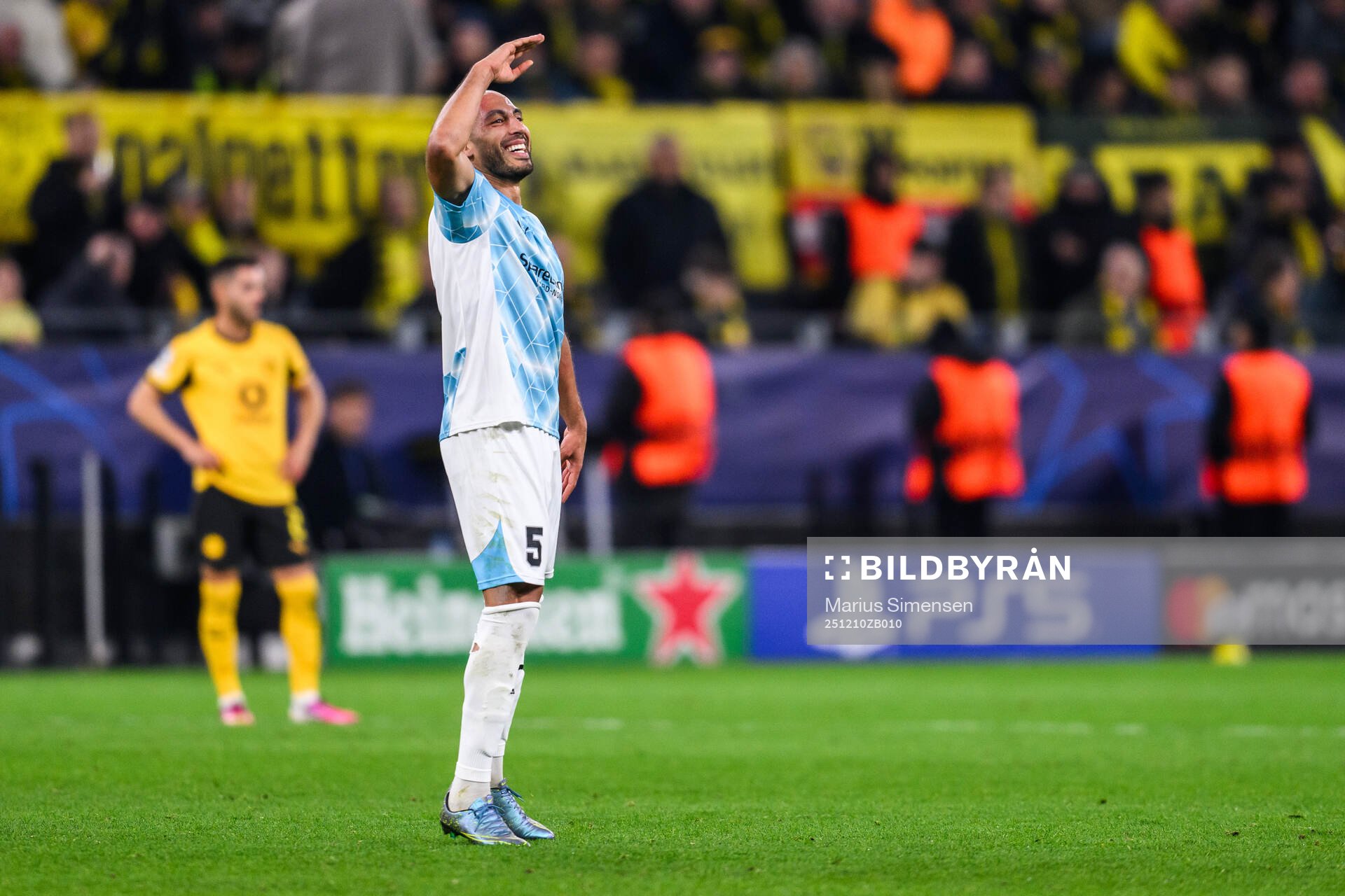 Haitam Aleesami of Bodø/Glimt celebrates