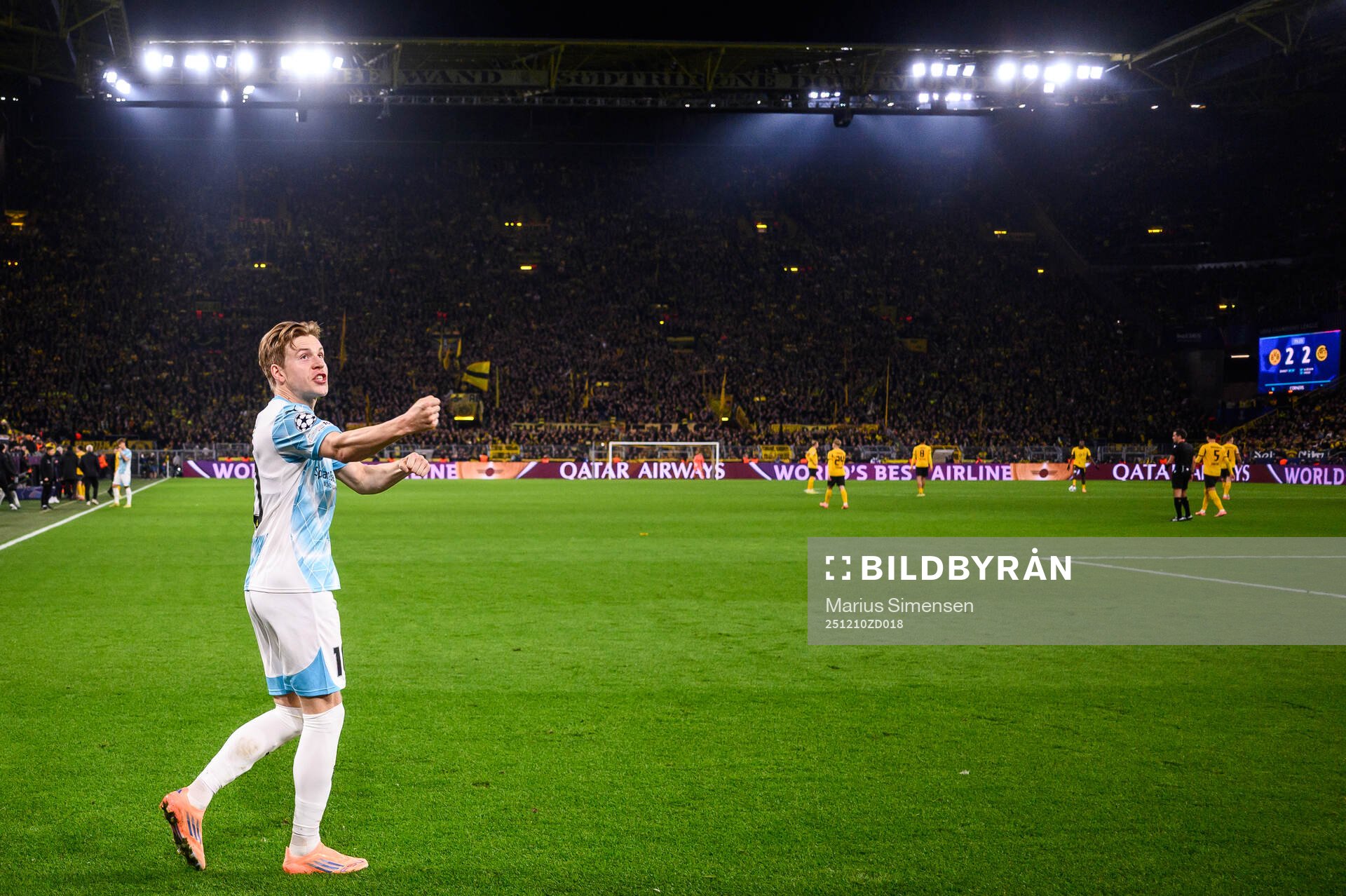 Jens Petter Hauge of Bodø/Glimt celebrates
