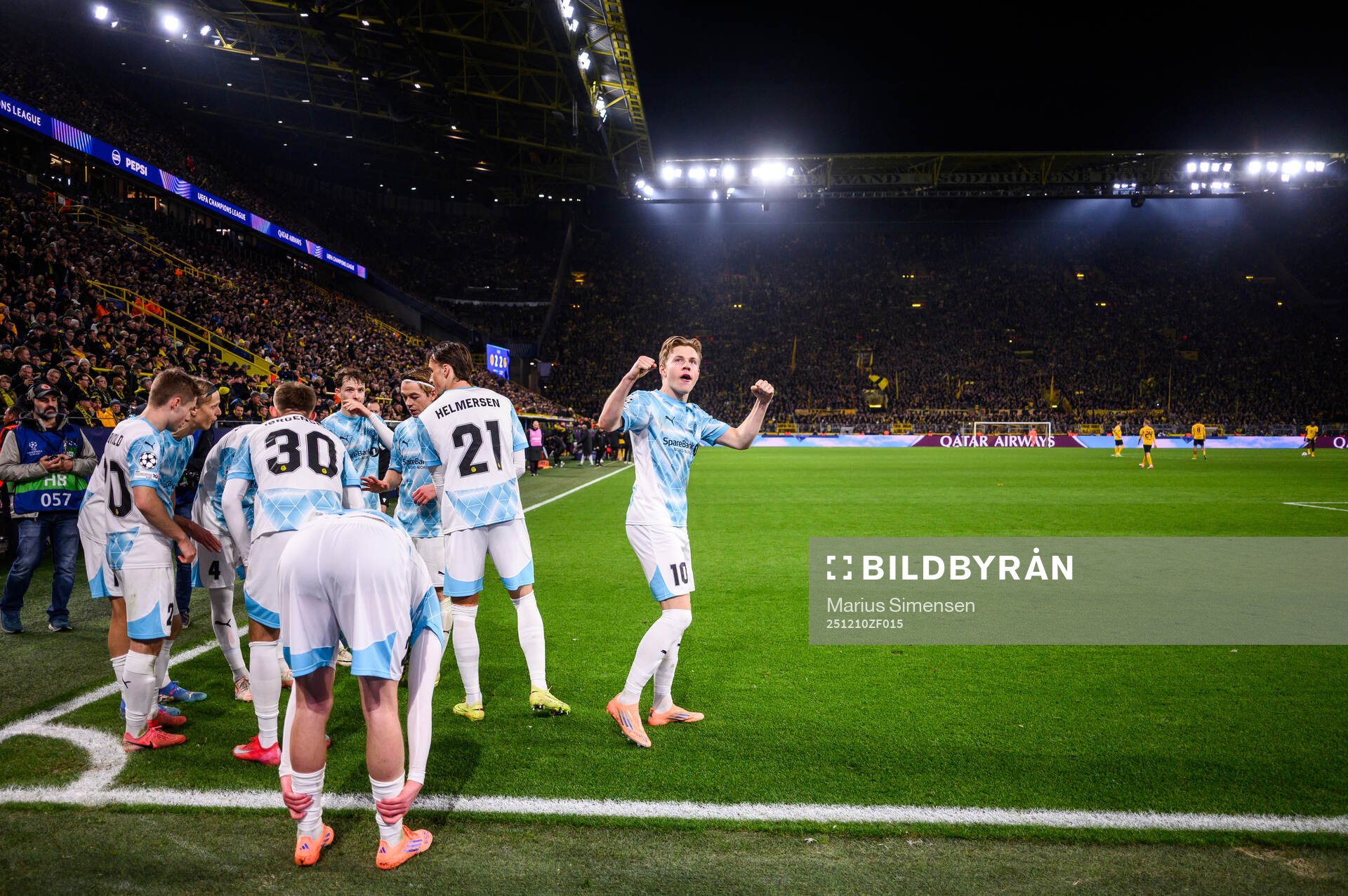 Jens Petter Hauge of Bodø/Glimt celebrates