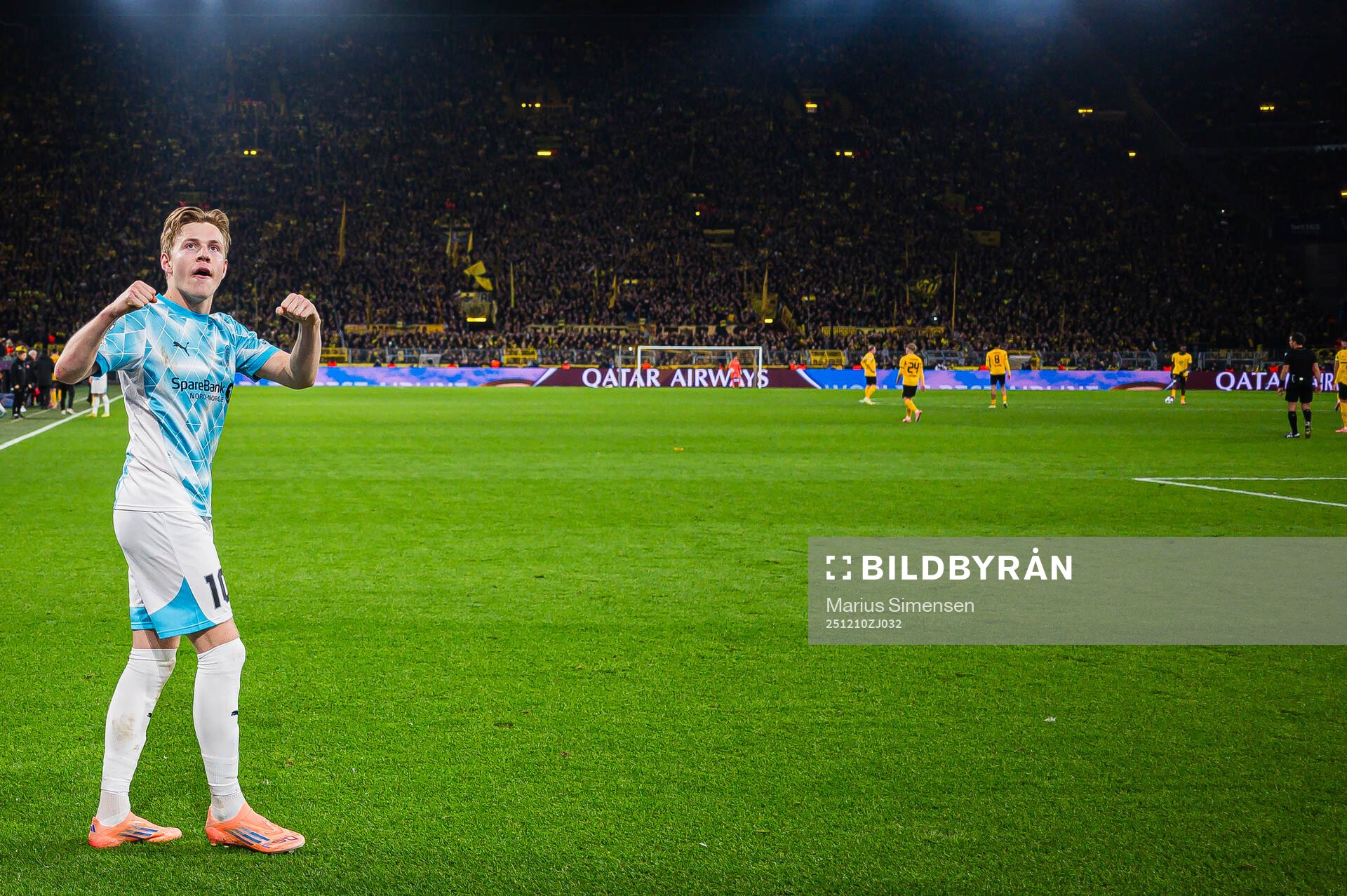 Jens Petter Hauge of Bodø/Glimt celebrates