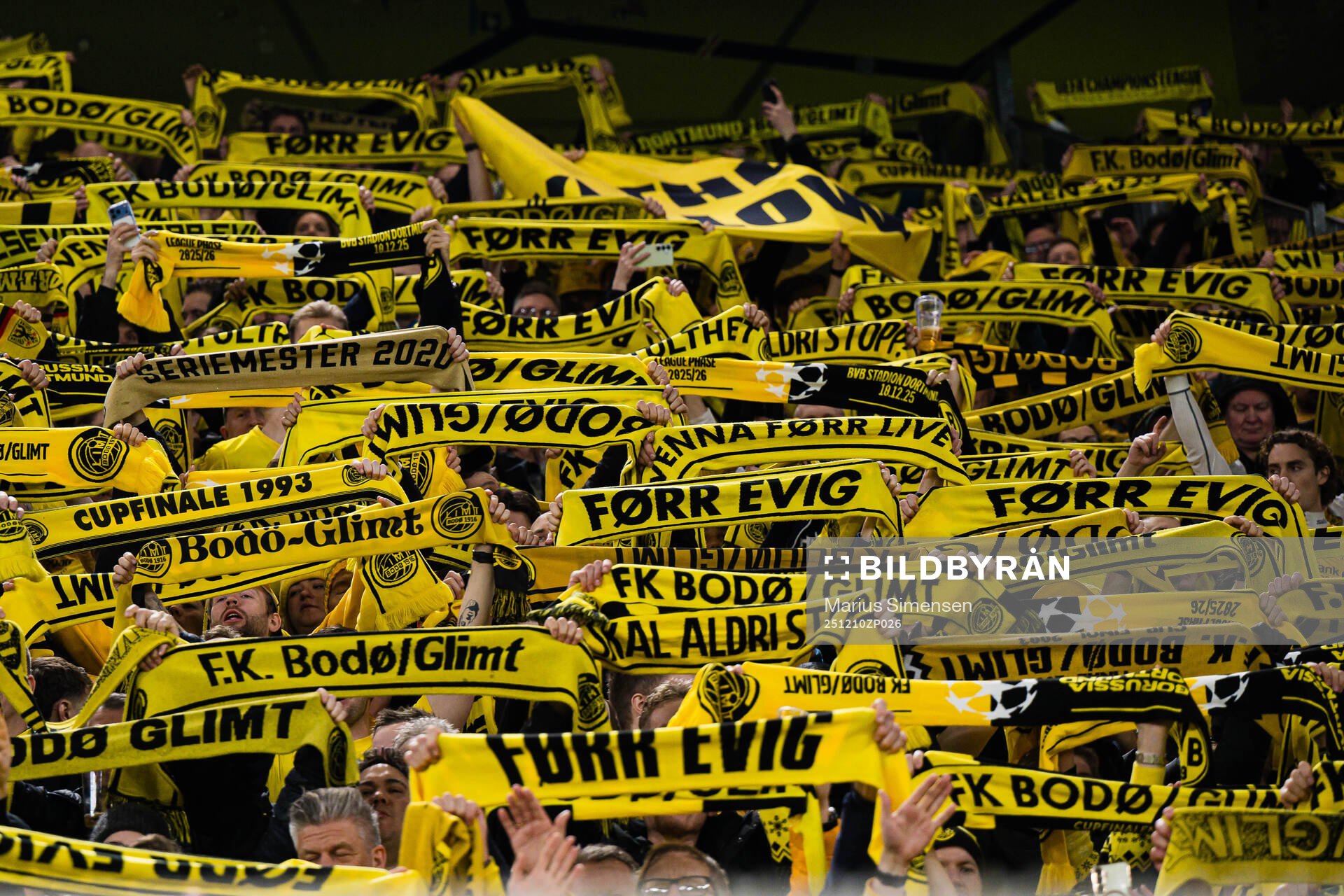 Spectators in the stands