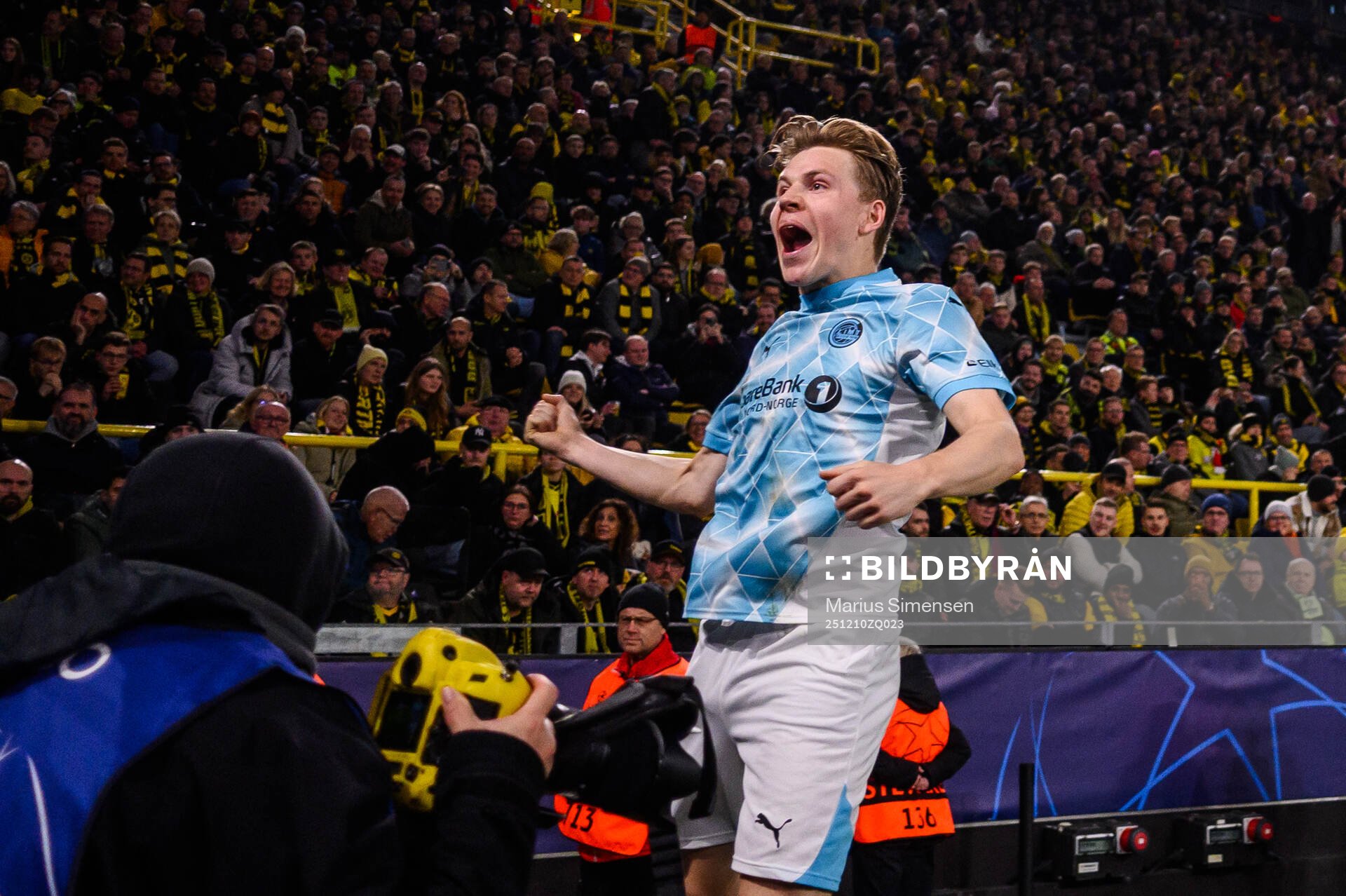 Jens Petter Hauge of Bodø/Glimt celebrates
