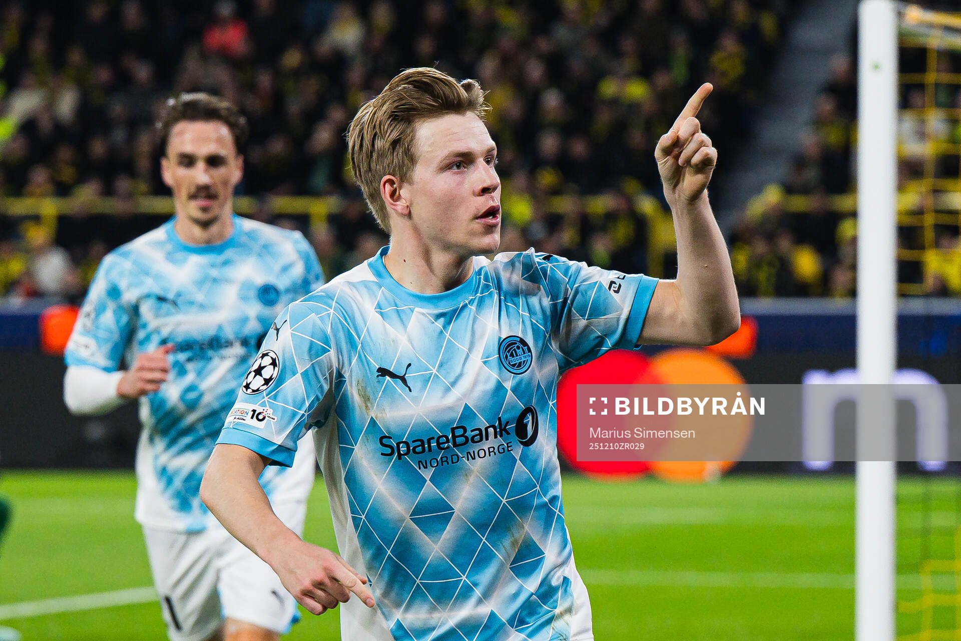 Jens Petter Hauge of Bodø/Glimt celebrates