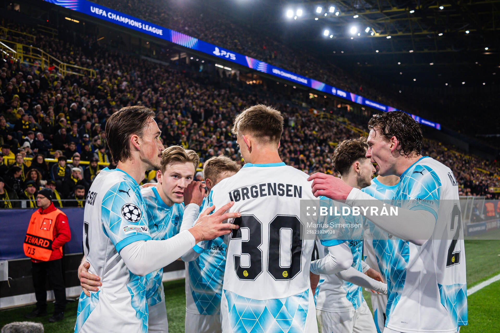 Jens Petter Hauge of Bodø/Glimt celebrates