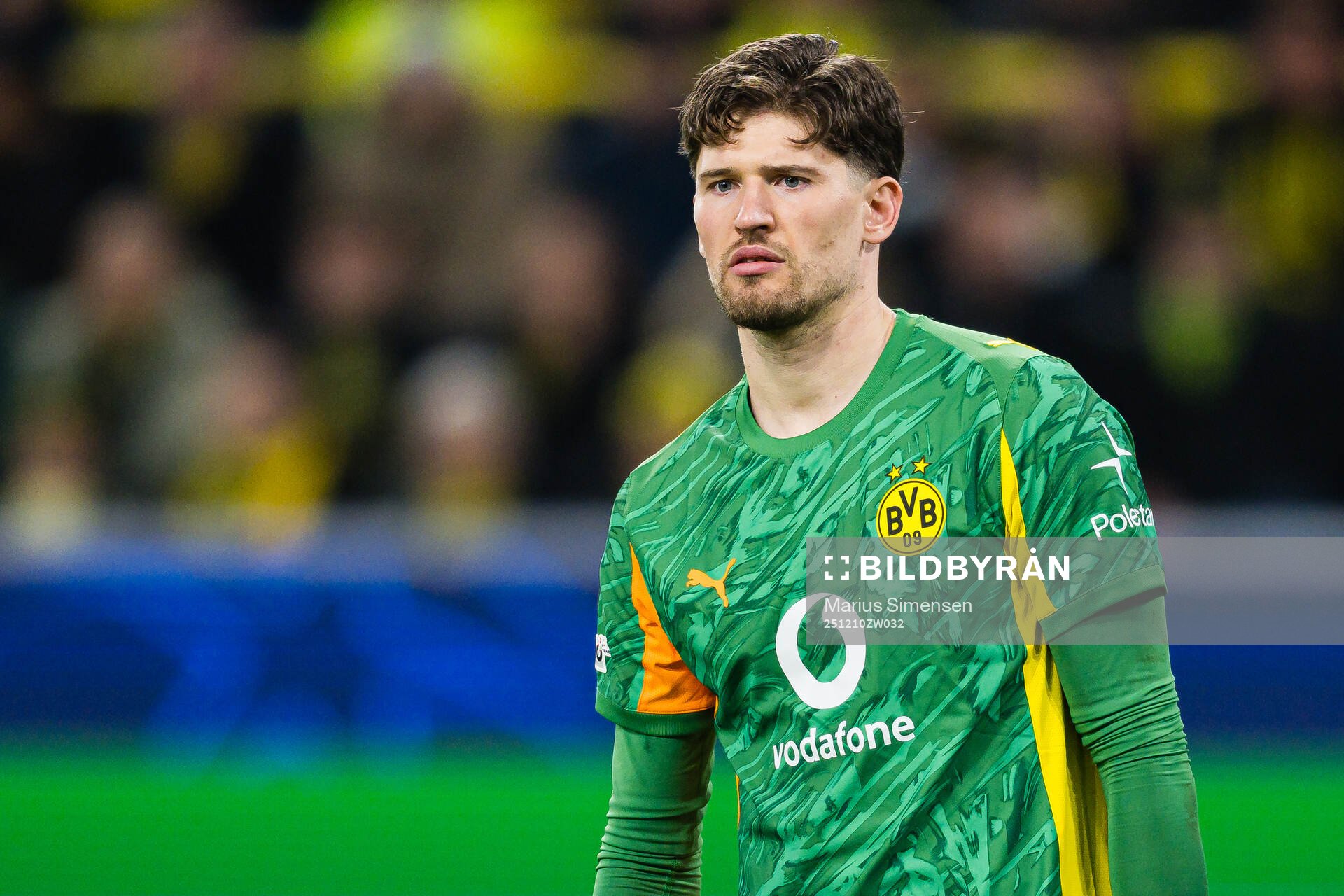 Goalkeeper Gregor Kobel of Borussia Dortmund