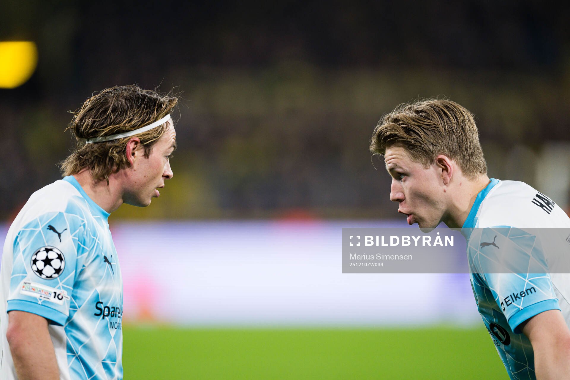 Patrick Berg and Jens Petter Hauge of Bodø/Glimt