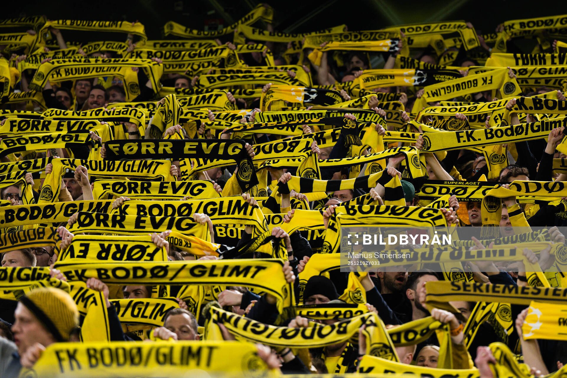 Spectators in the stands