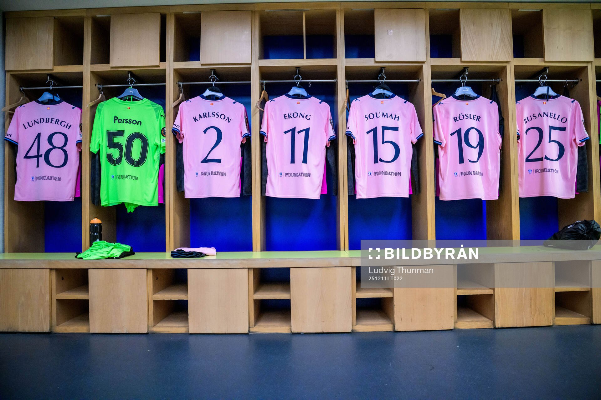 Match jerseys of Malmö FF