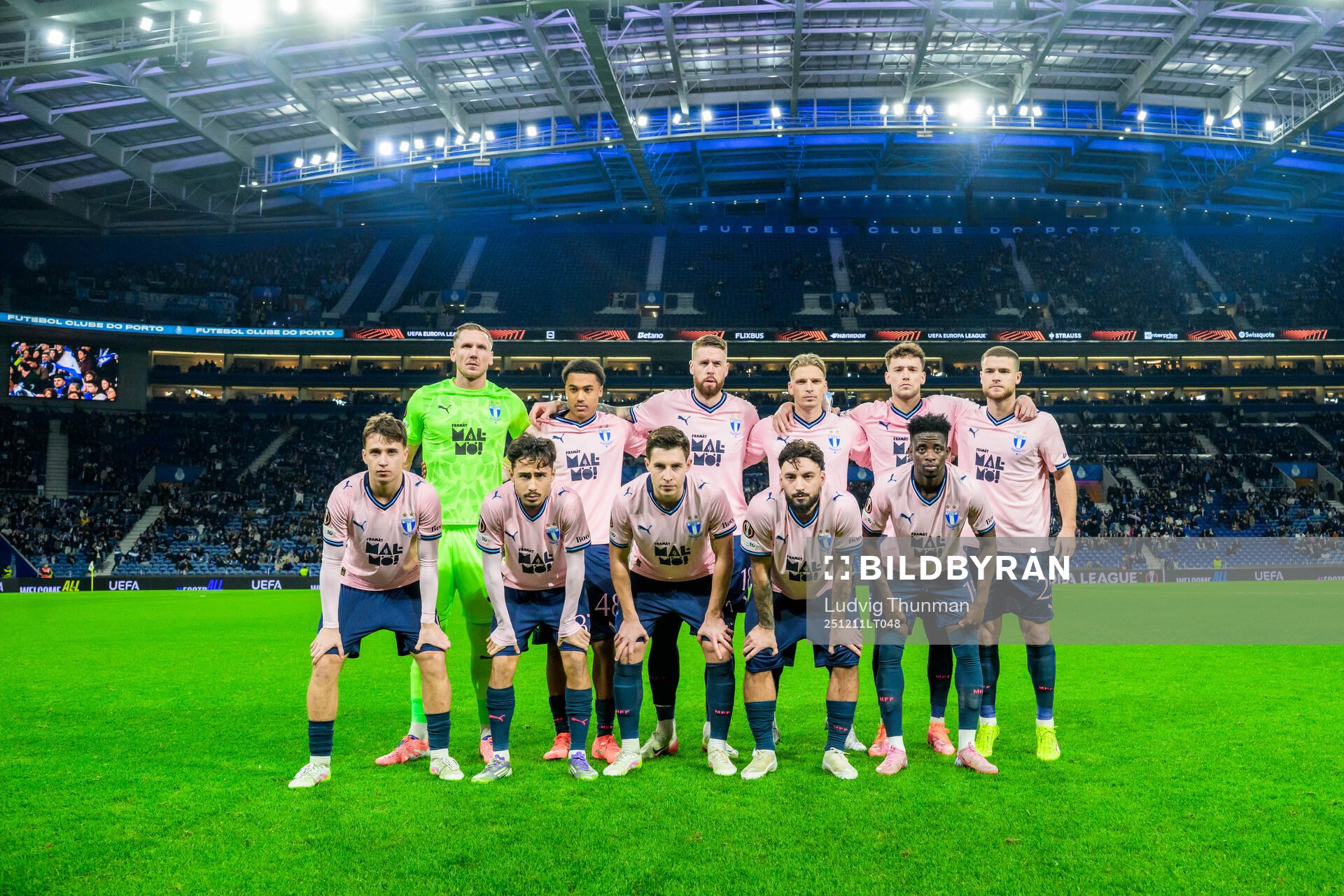 The staring eleven of Malmö FF