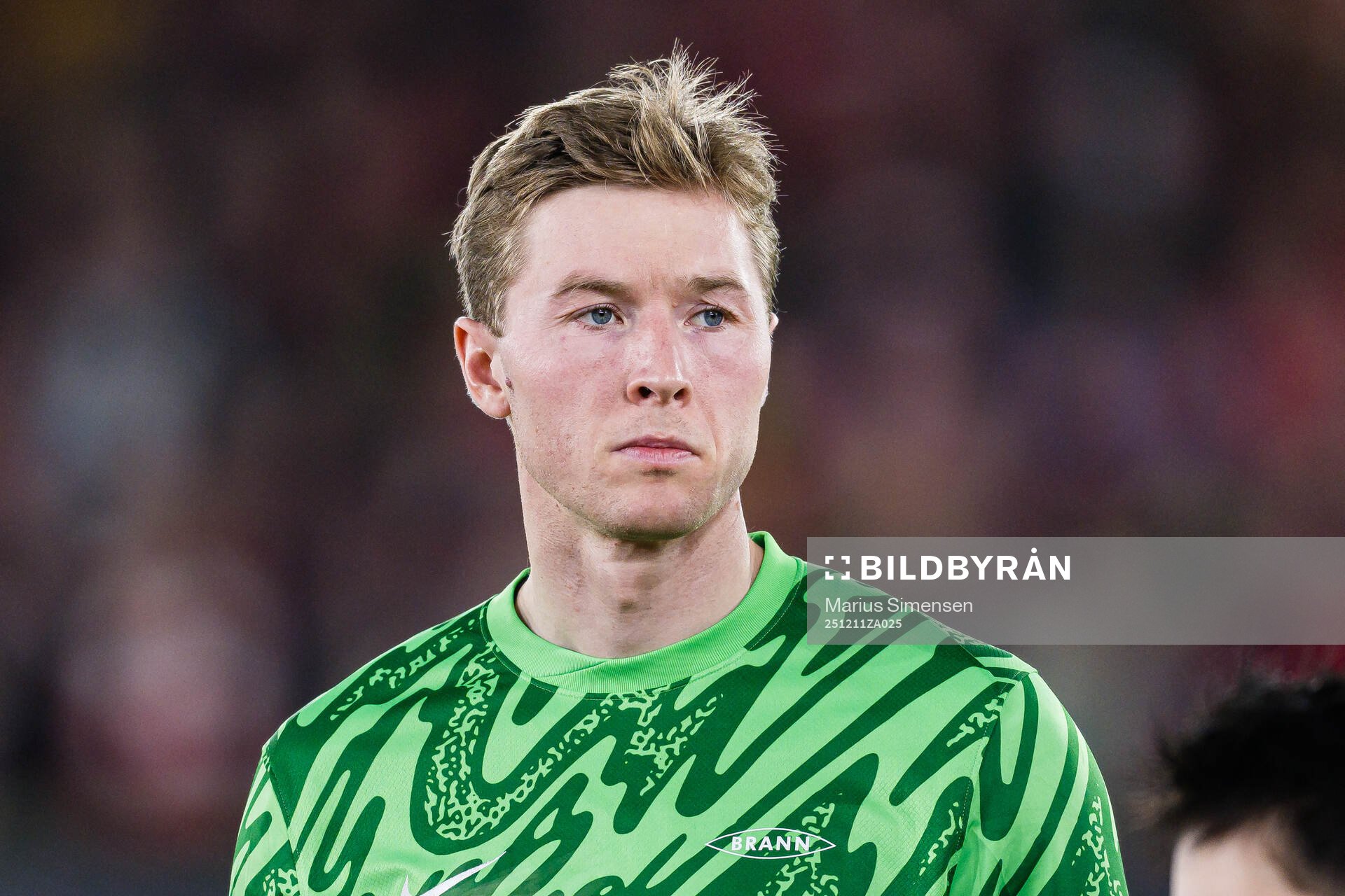 Goalkeeper Mathias Dyngeland of Brann