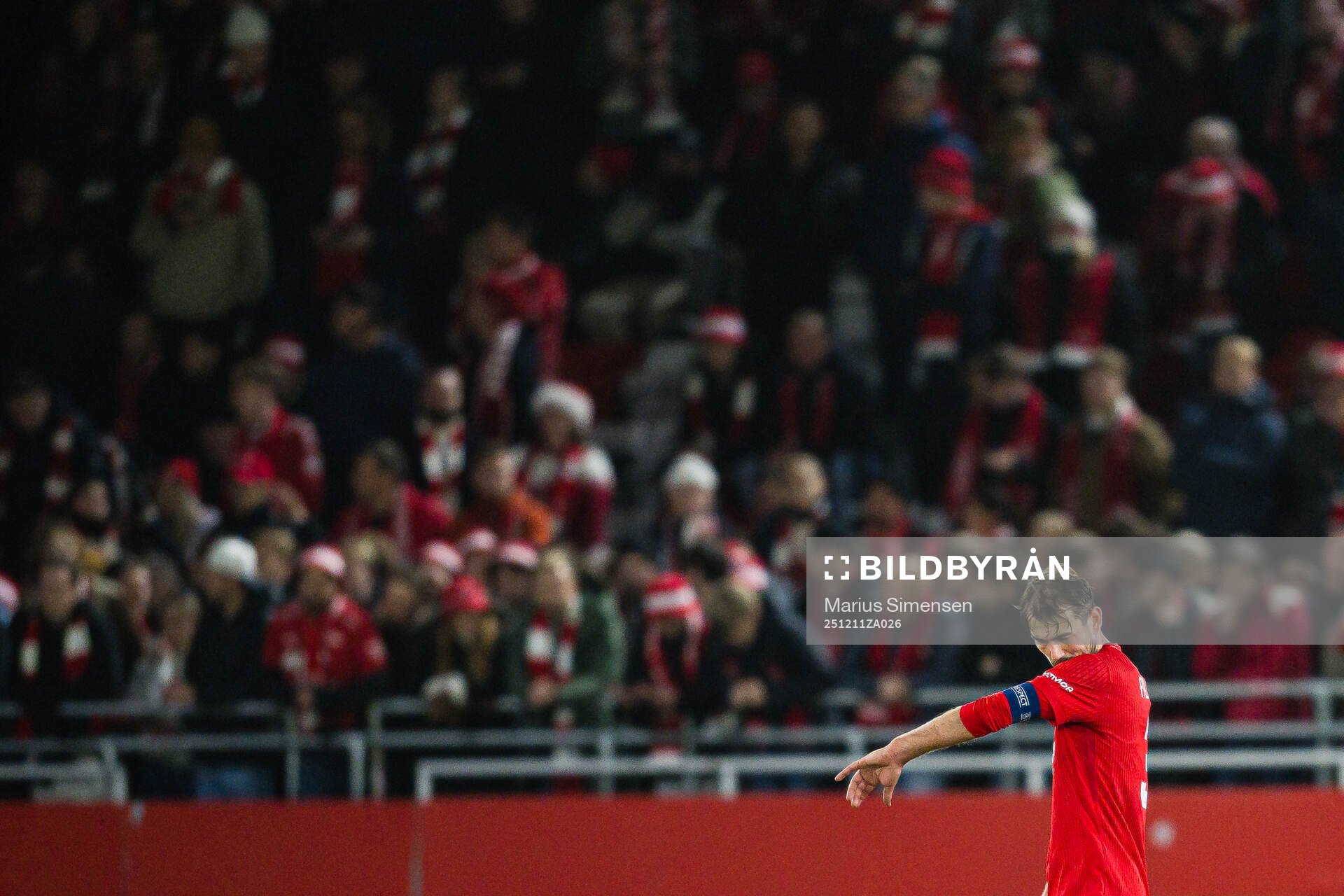 Fredrik Pallesen Knudsen of Brann looks dejected