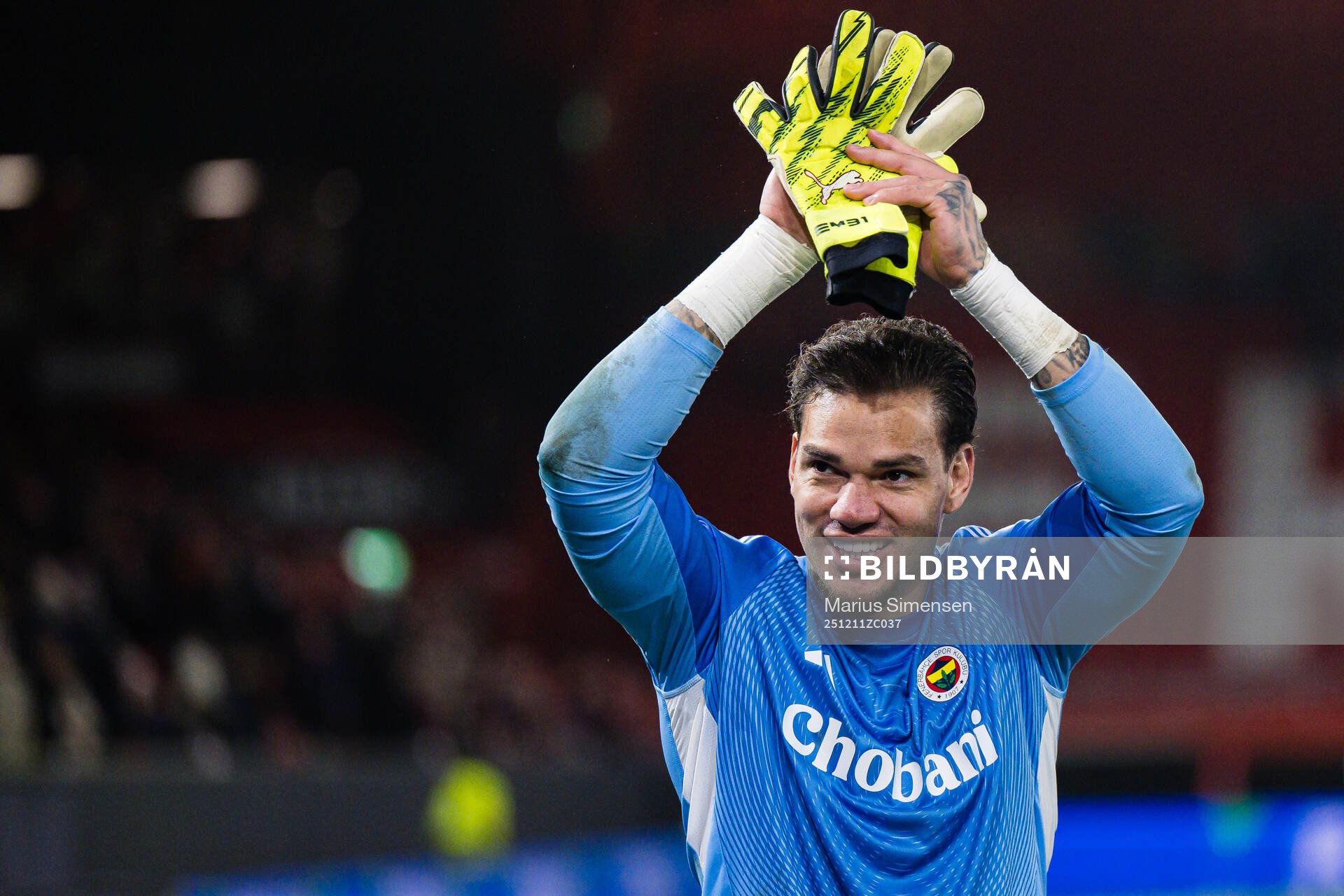 Goalkeeper Ederson of Fenerbahce