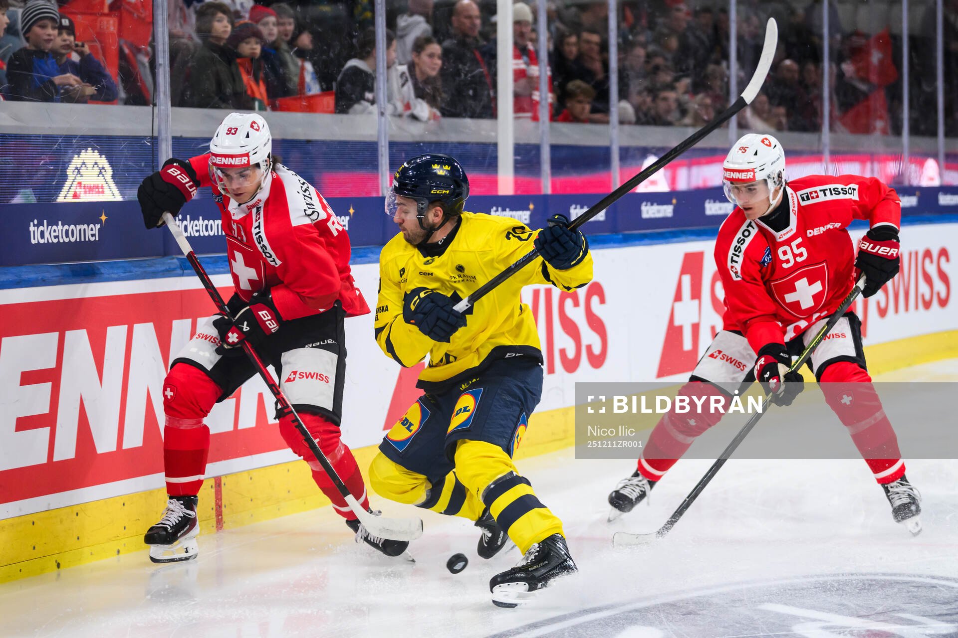 Theo Rochette of Switzerland and Erik Brännström of
