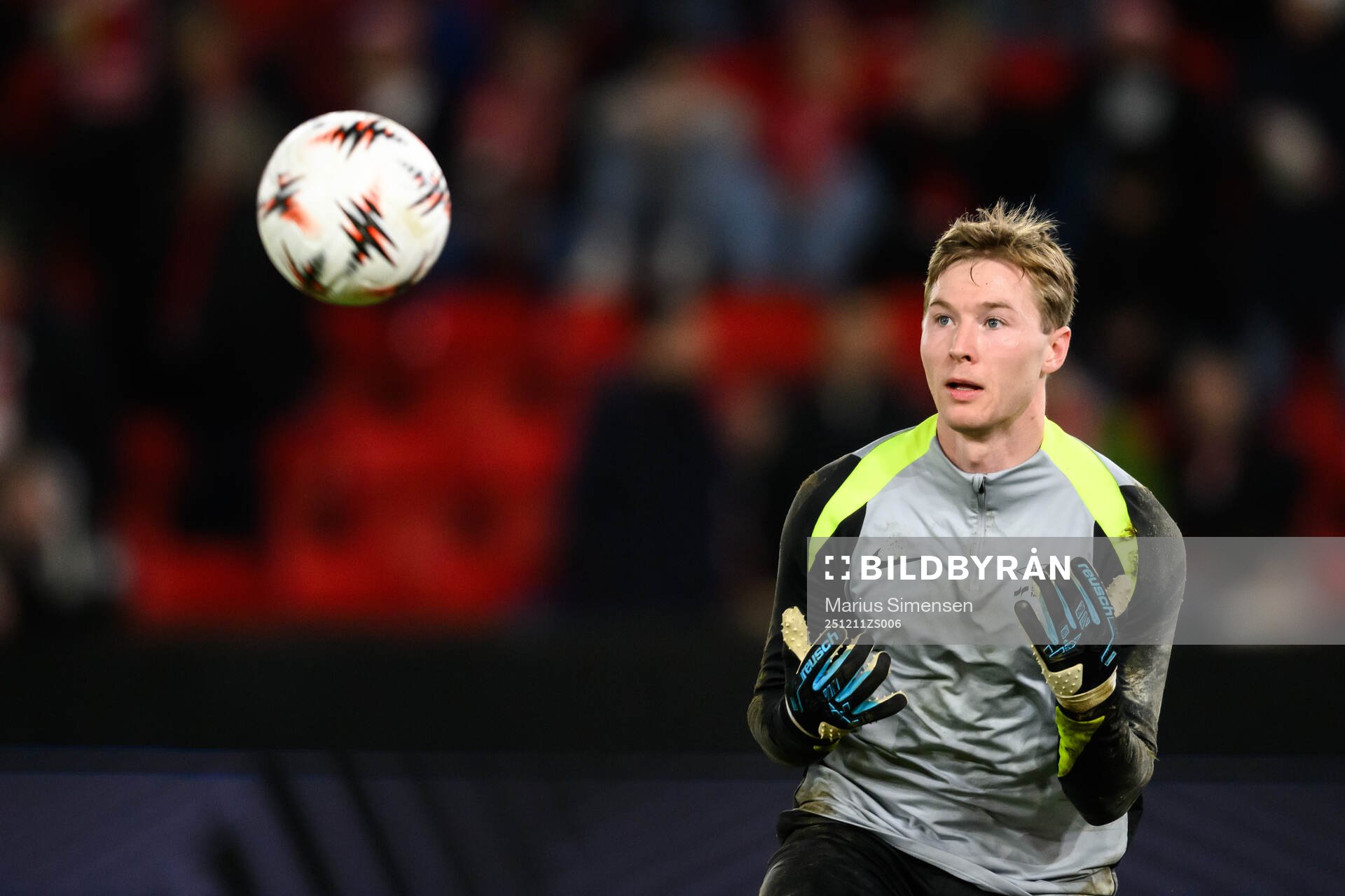 Goalkeeper Mathias Dyngeland of Brann