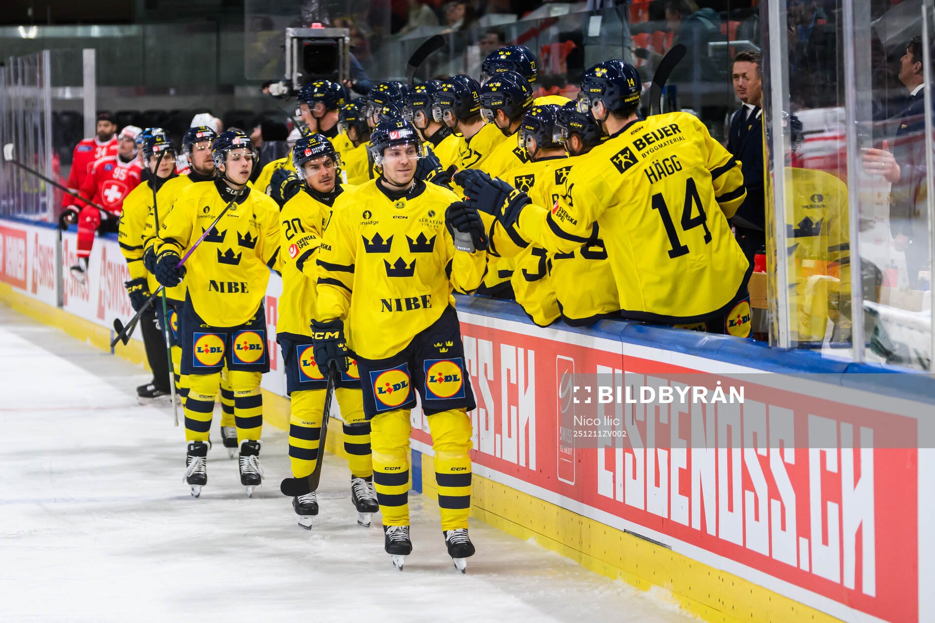 Pär Lindholm of Sweden celebrates
