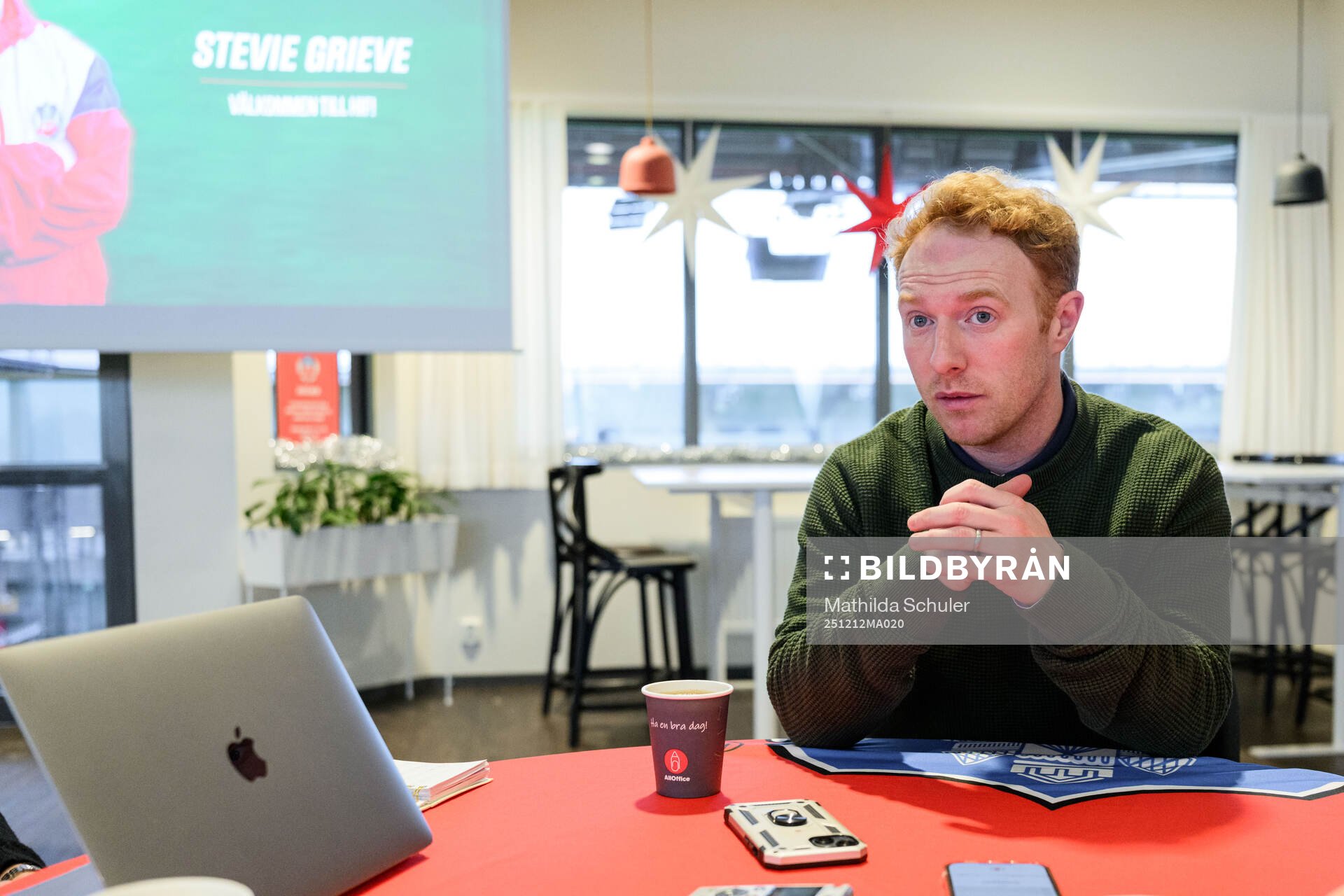 Helsingborgs tränare Stevie Grieve