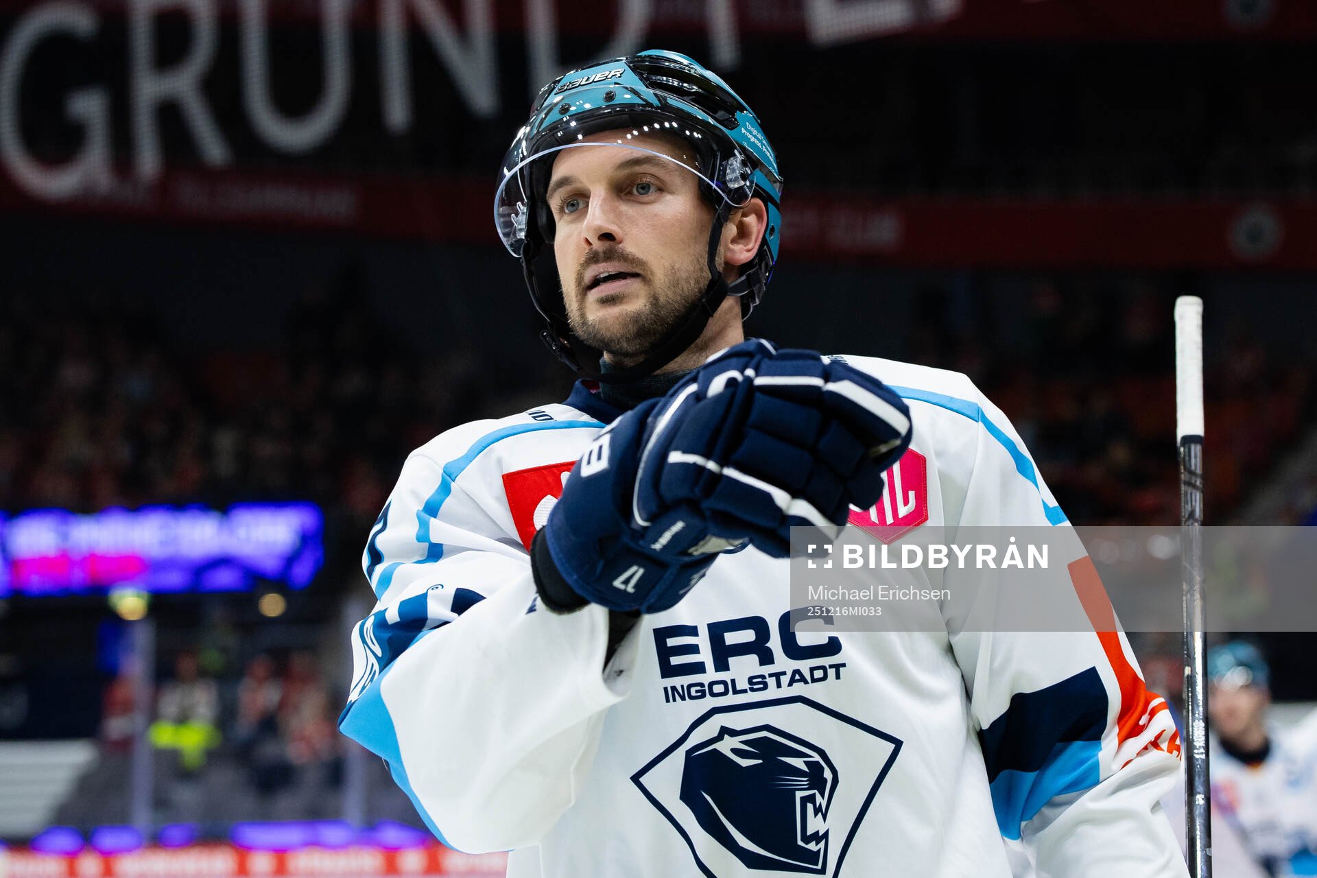 Abbott Girduckis of Ingolstadt celebrates