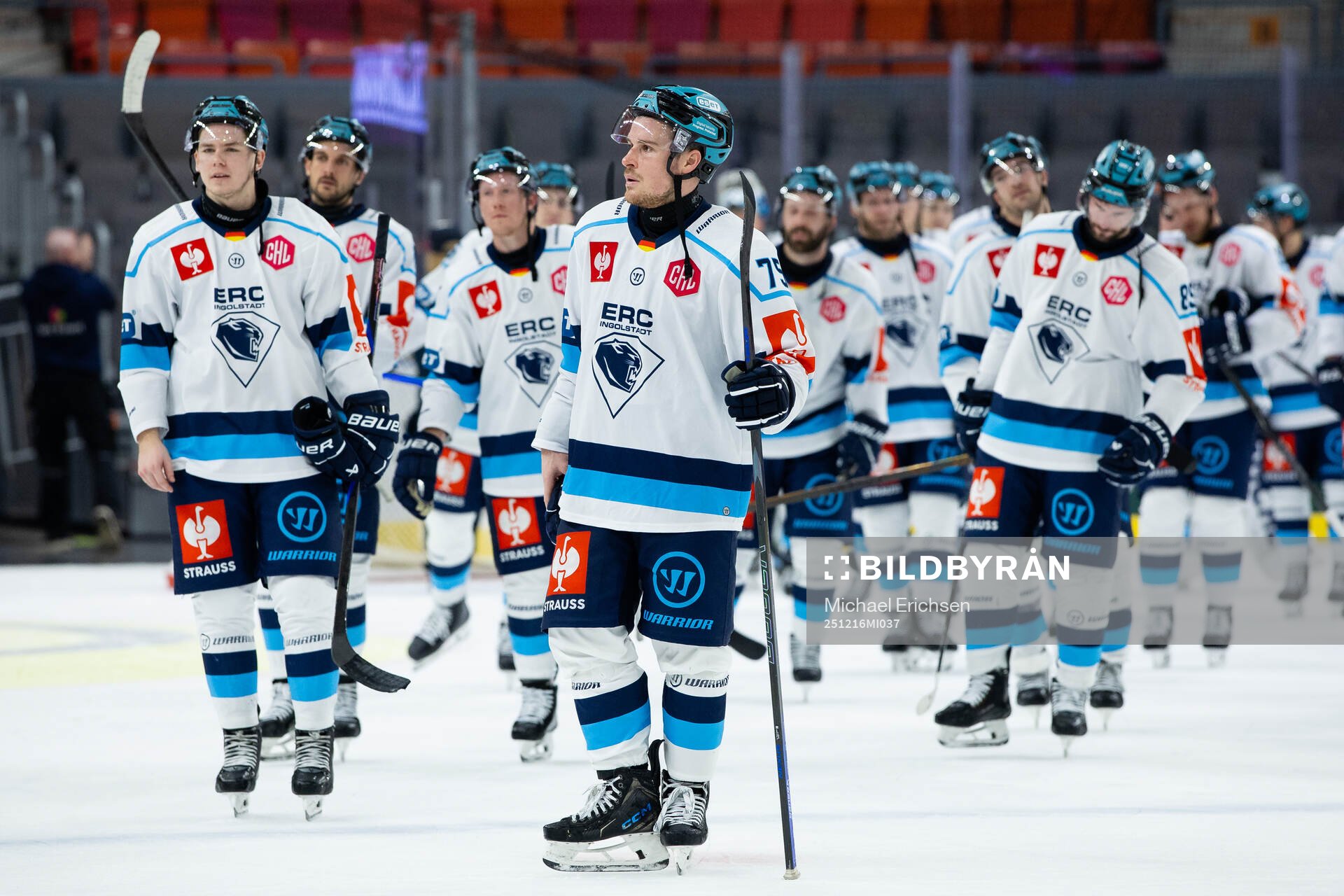 Alex Breton of Ingolstadt looks dejected