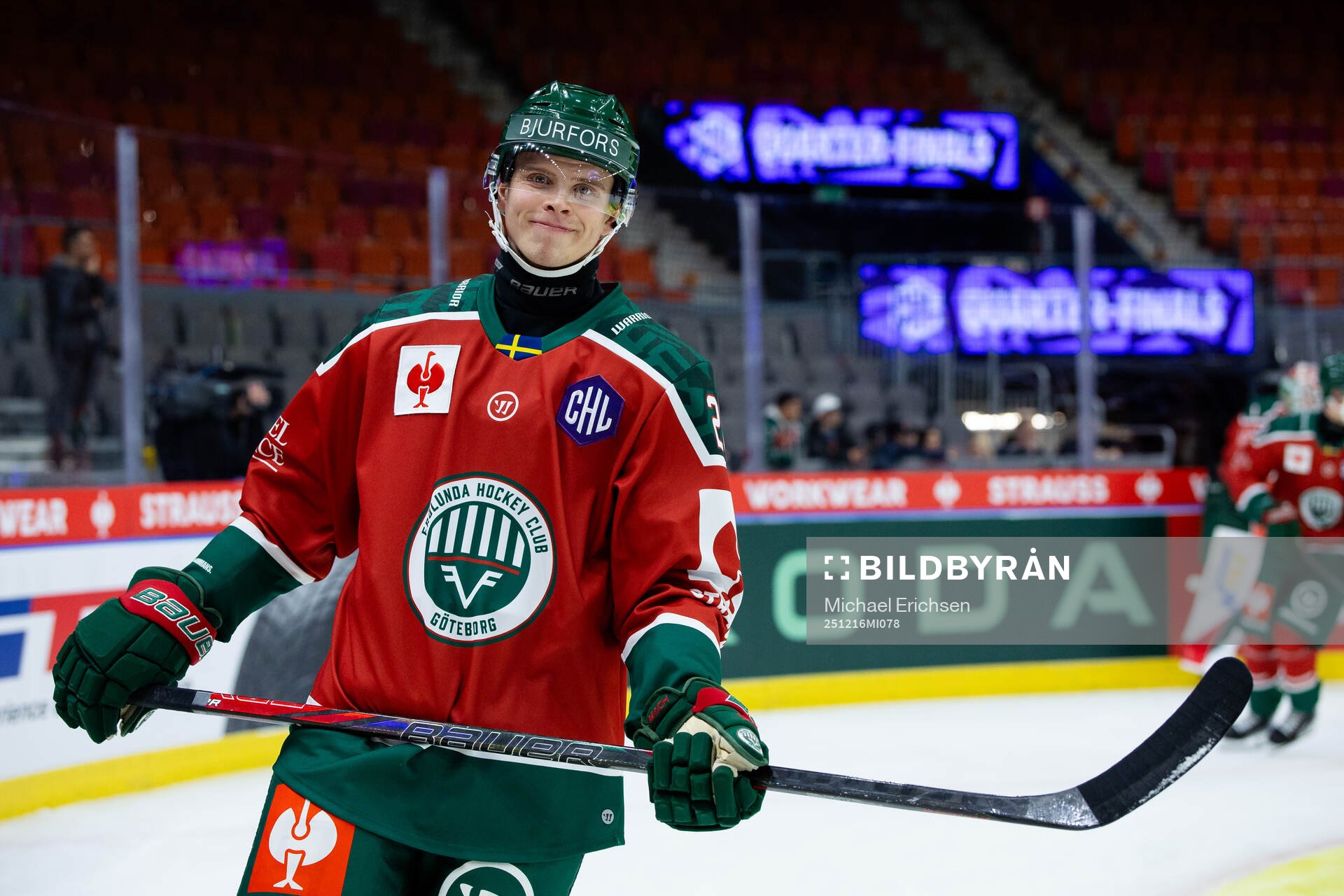 Isac Heens of Frölunda