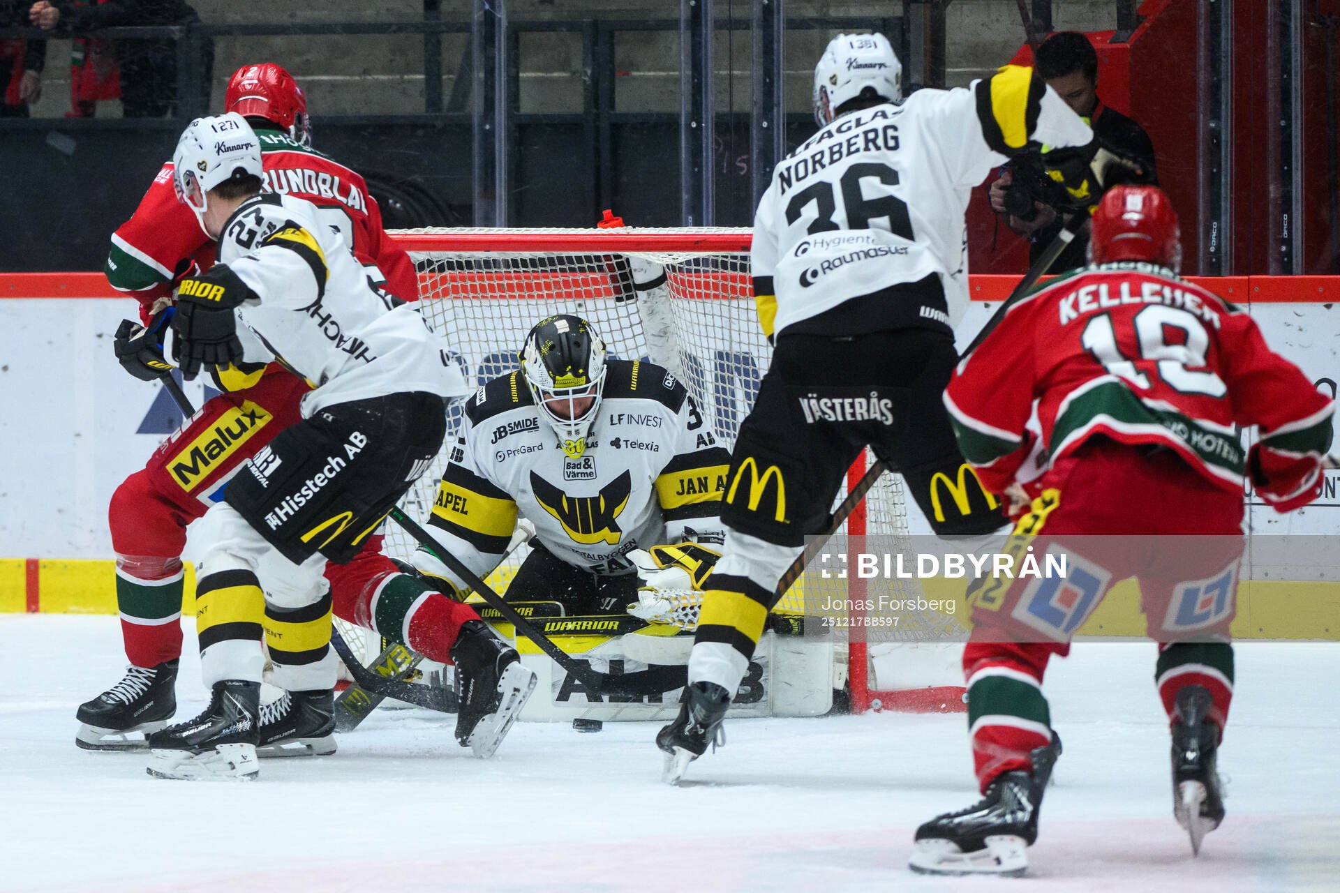 Västerås målvakt Benedikt Oschgan