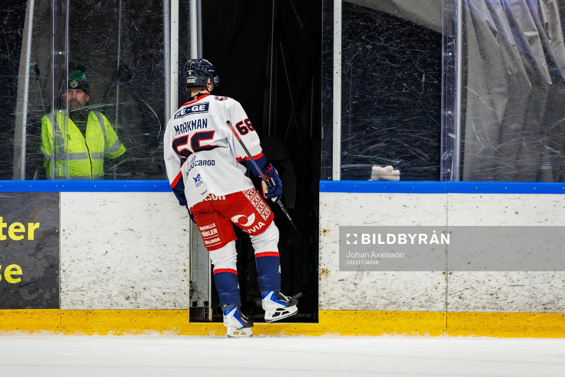 Oskarshamns Ludvig Markman får matchstraff