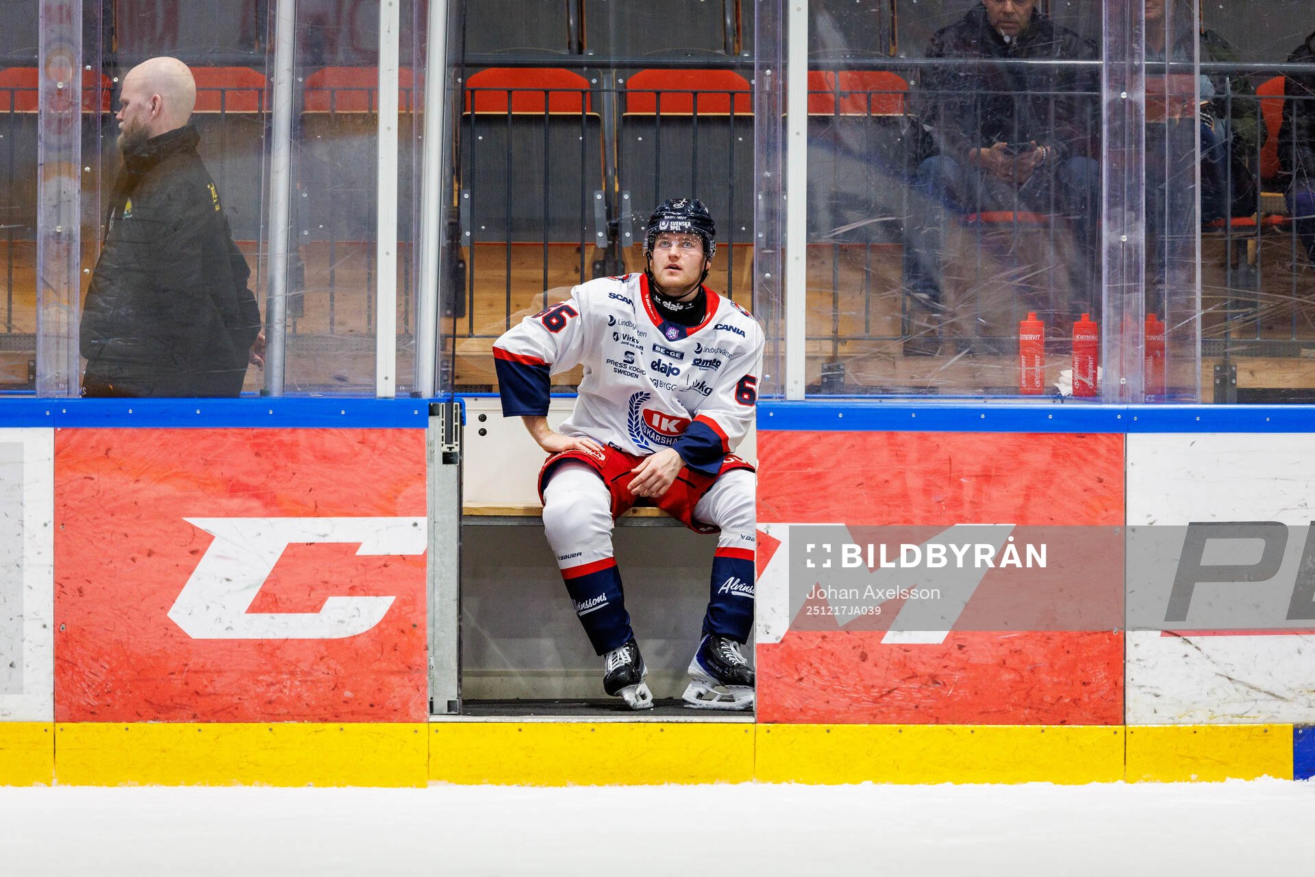 Oskarshamns Ludvig Markman får matchstraff