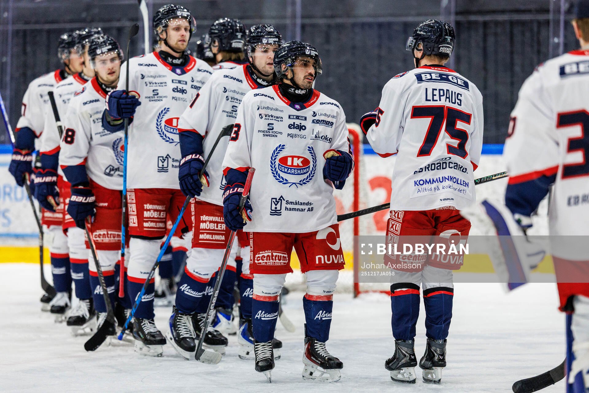 Oskarshamns Kevin Karlsson jublar