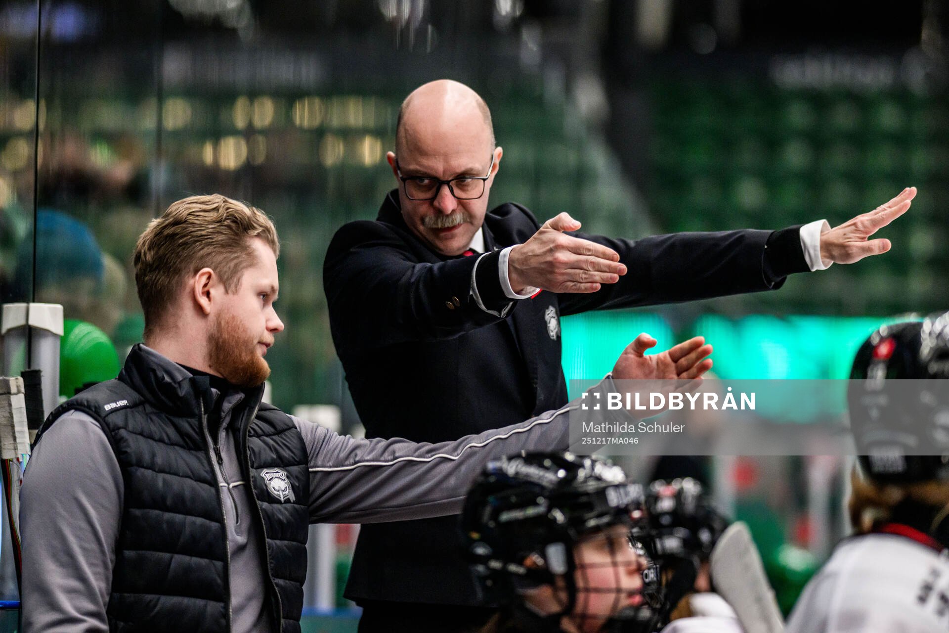 Malmös assisterande tränare Adam Wickstrand och tränare