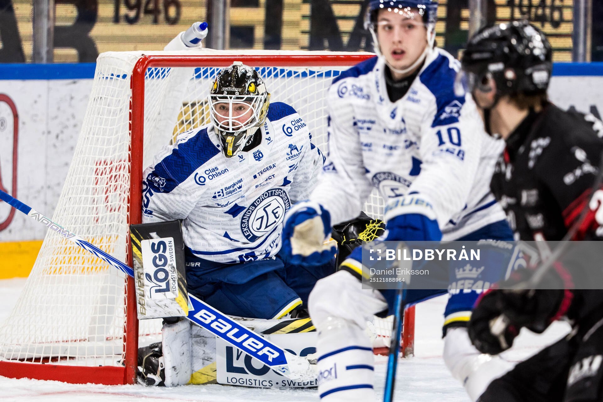Leksands målvakt Robin Christoffersson