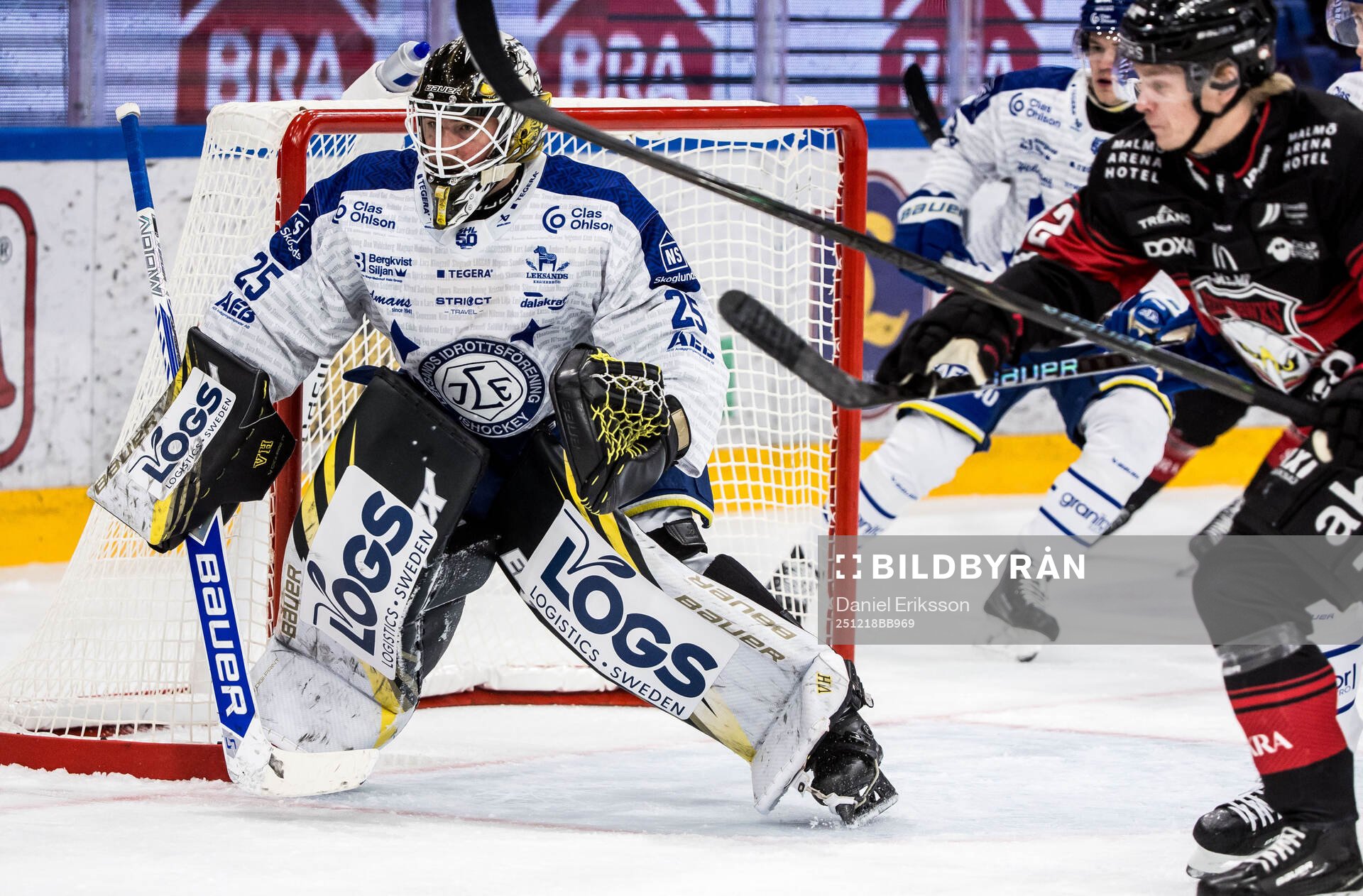 Leksands målvakt Robin Christoffersson