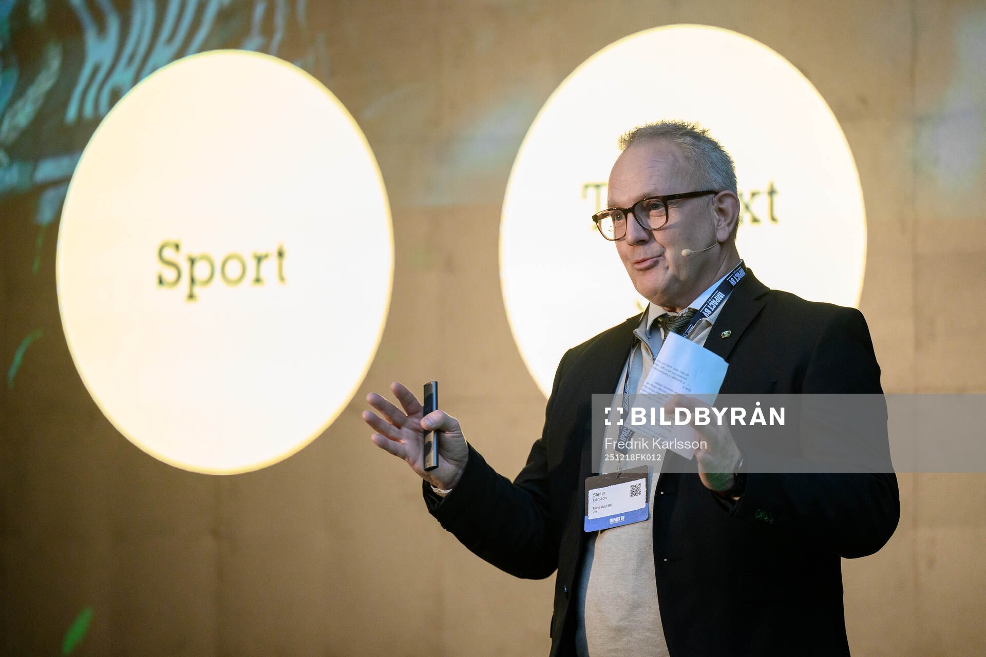 Stefan Larsson, vd för Färjestad BK