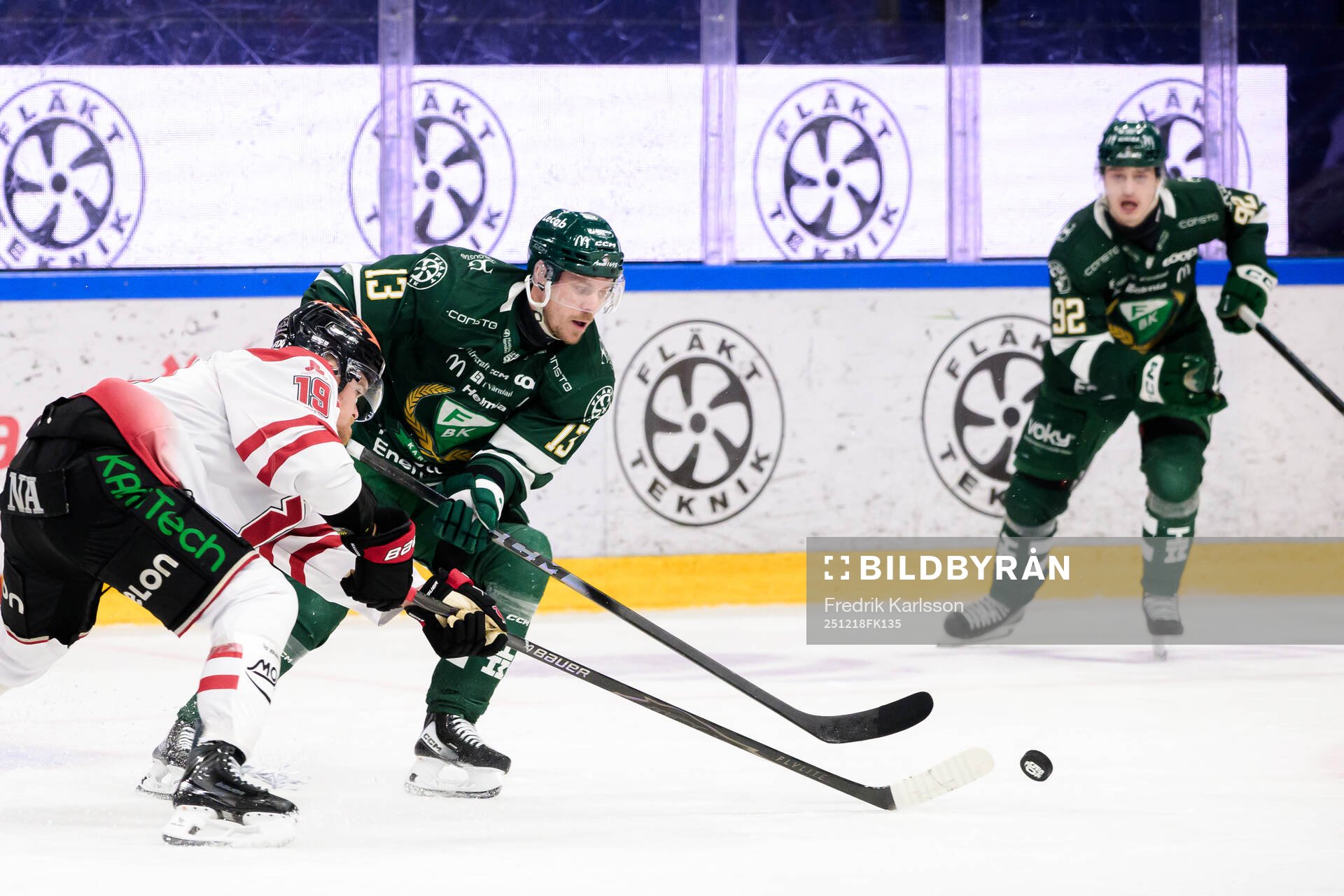 Örebros Sean Malone och Färjestads Joel Kellman