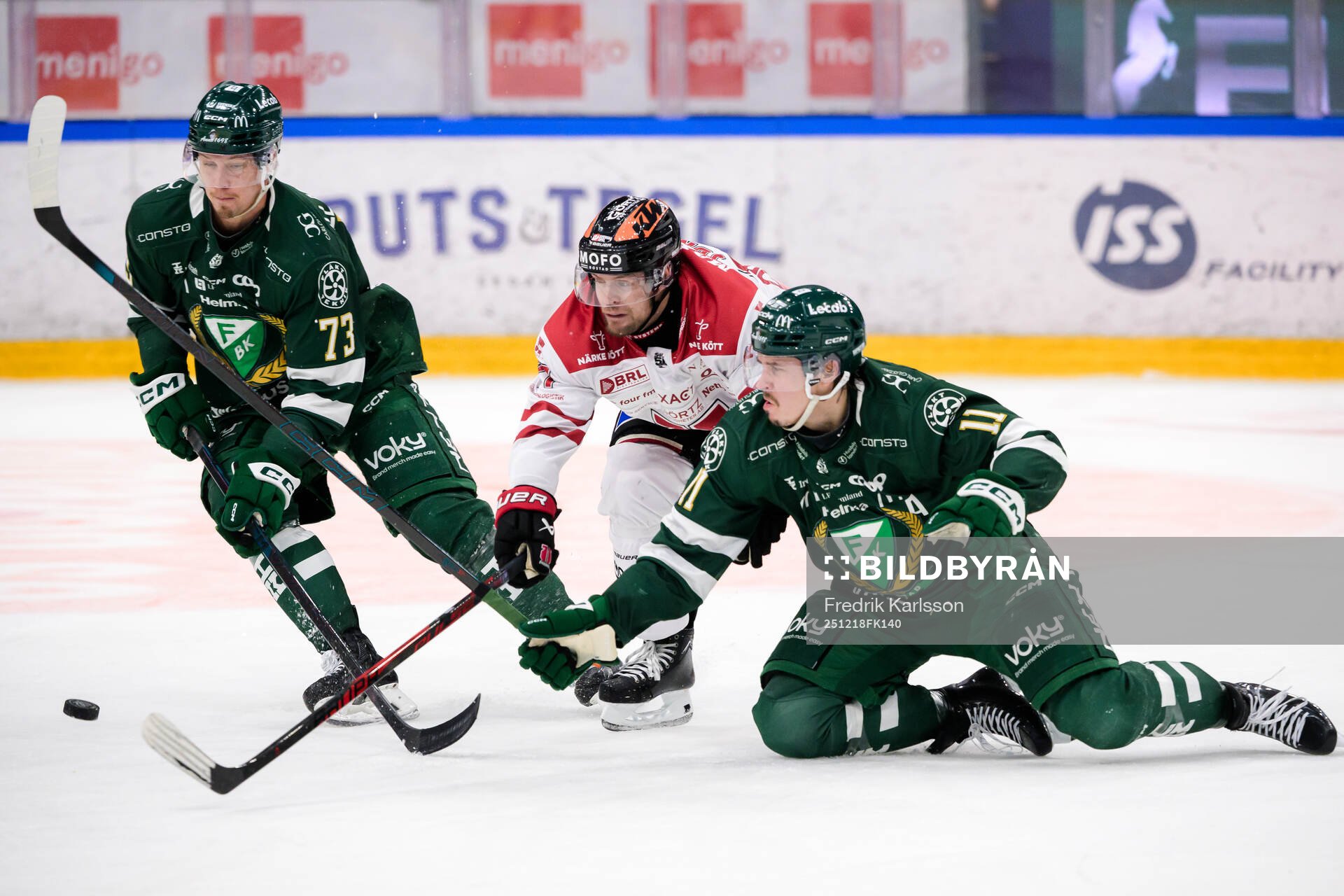 Färjestads Adam Ollas Mattsson och Joakim Nygård