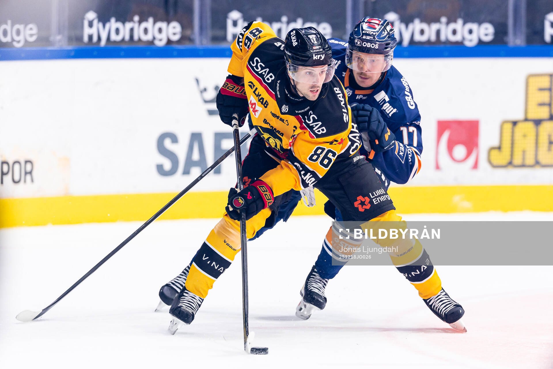 Luleås Mathias Bromé och Växjös Erik Andersson