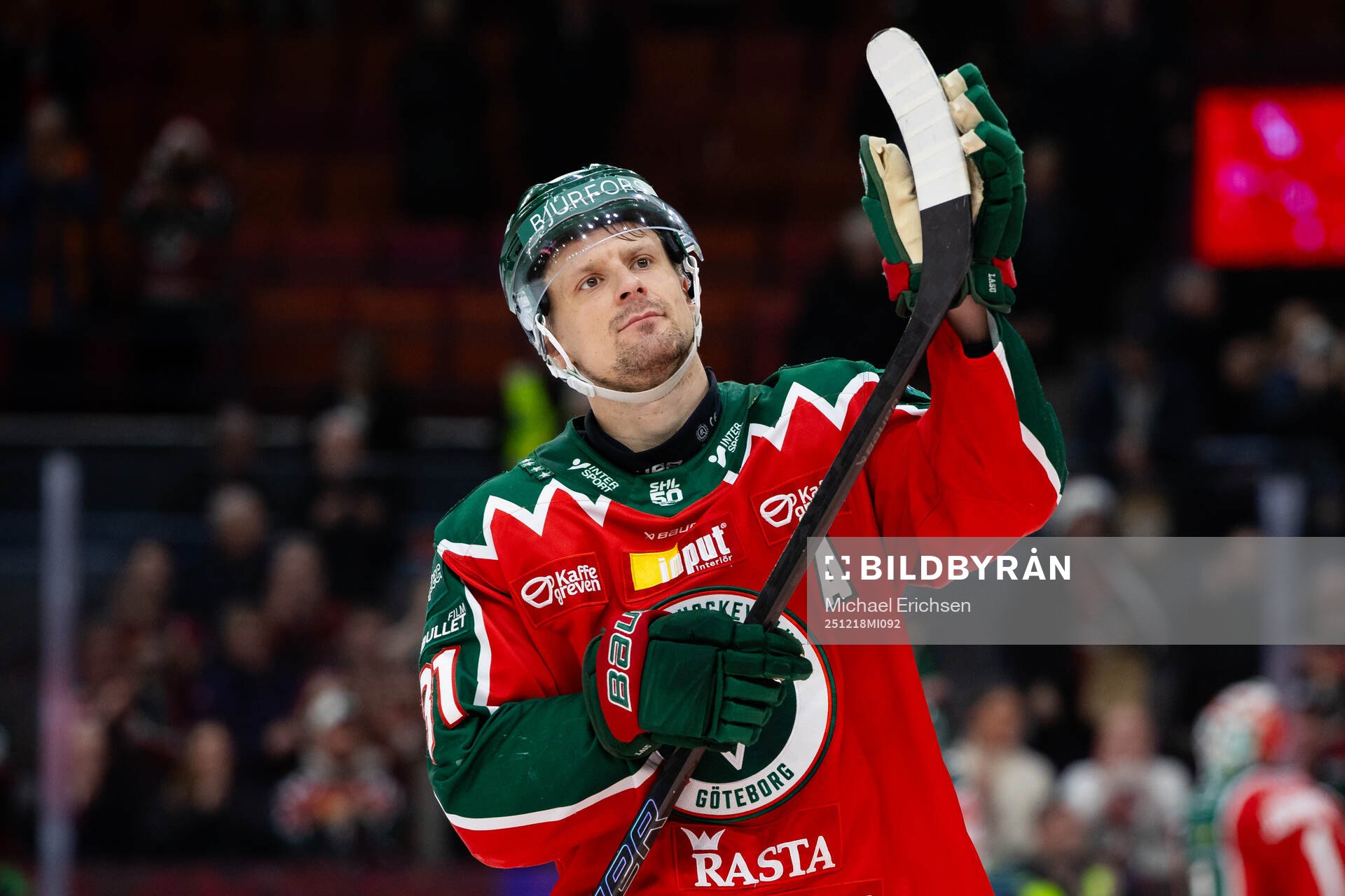 Frölundas Nicklas Lasu tackar publiken